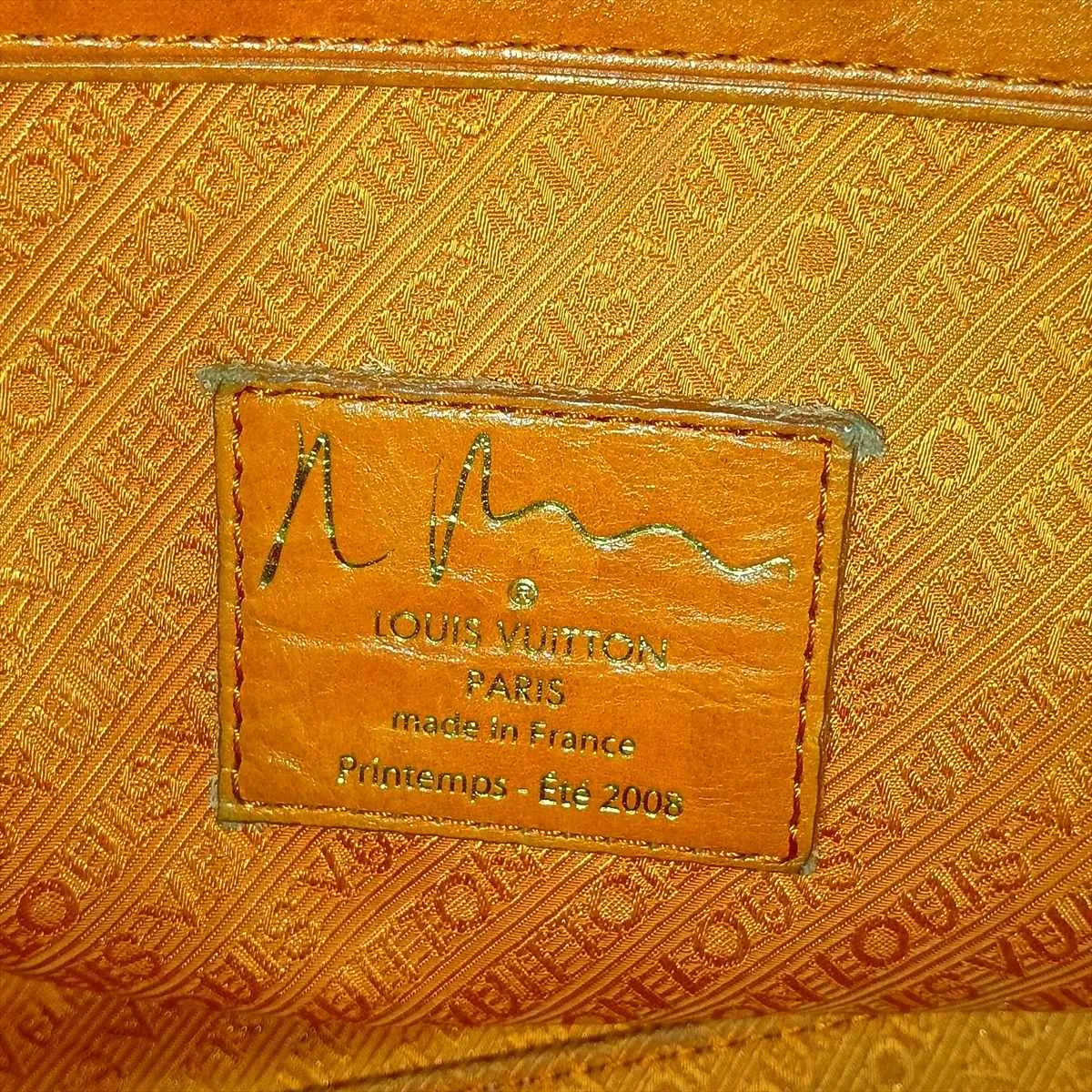 Monogram Pulp Weekender PM M95734 MI0078 Orange — view 15