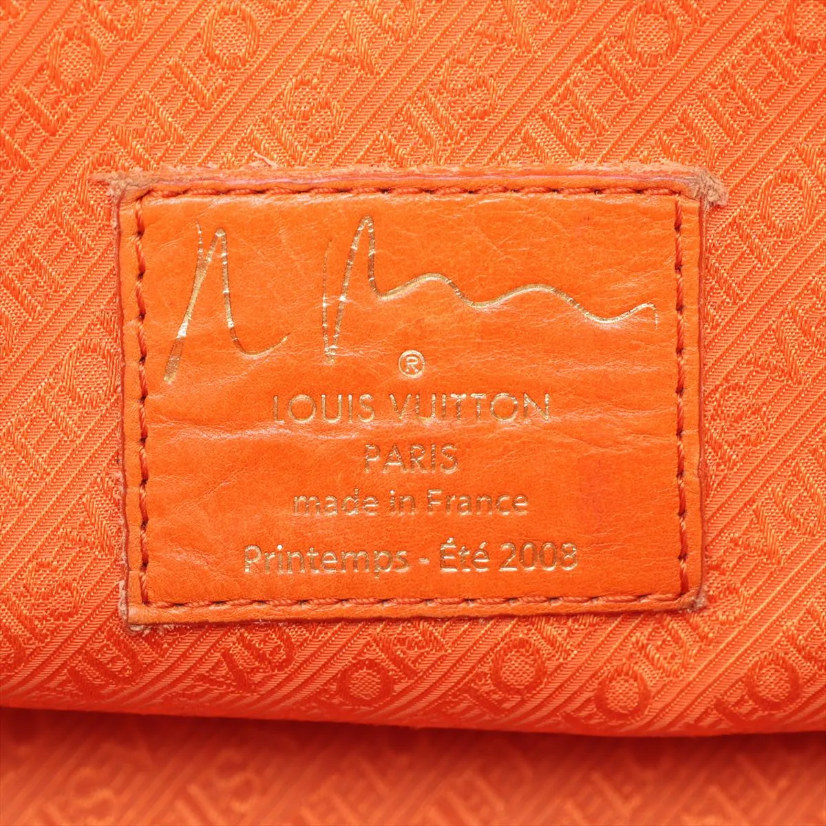 Monogram Pulp Weekender PM M95734 MI0078 Orange — view 10