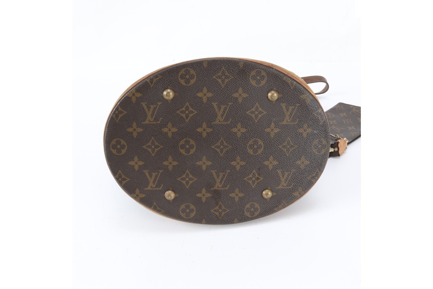 Monogram Bucket GM Tote Bag with Pouch (M42236) — view 5