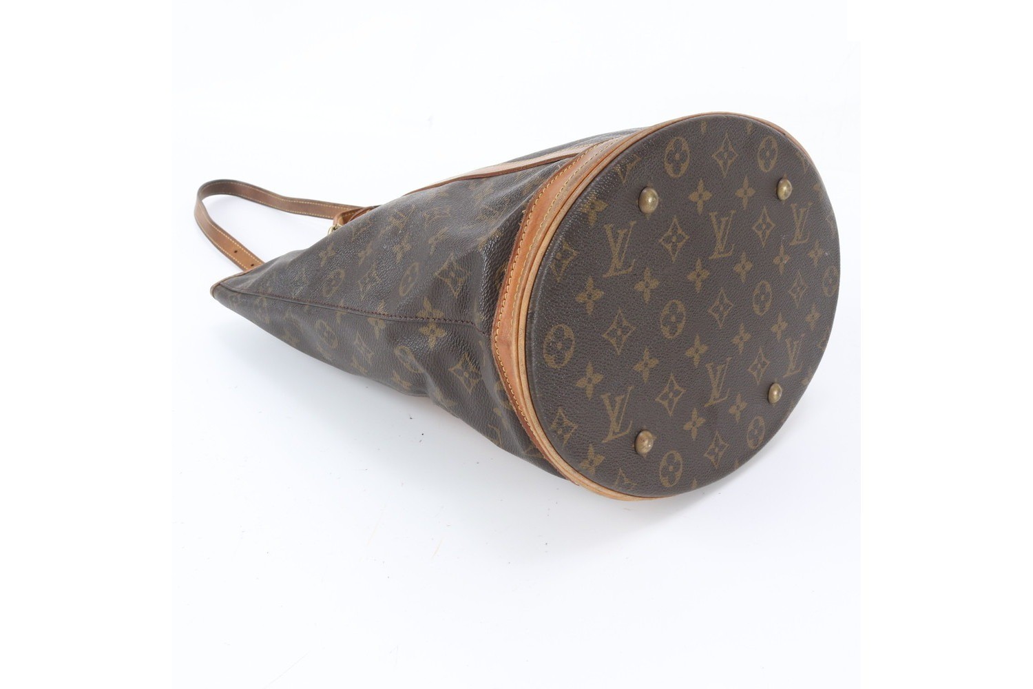 Monogram Bucket GM Tote Bag with Pouch (M42236) — view 6