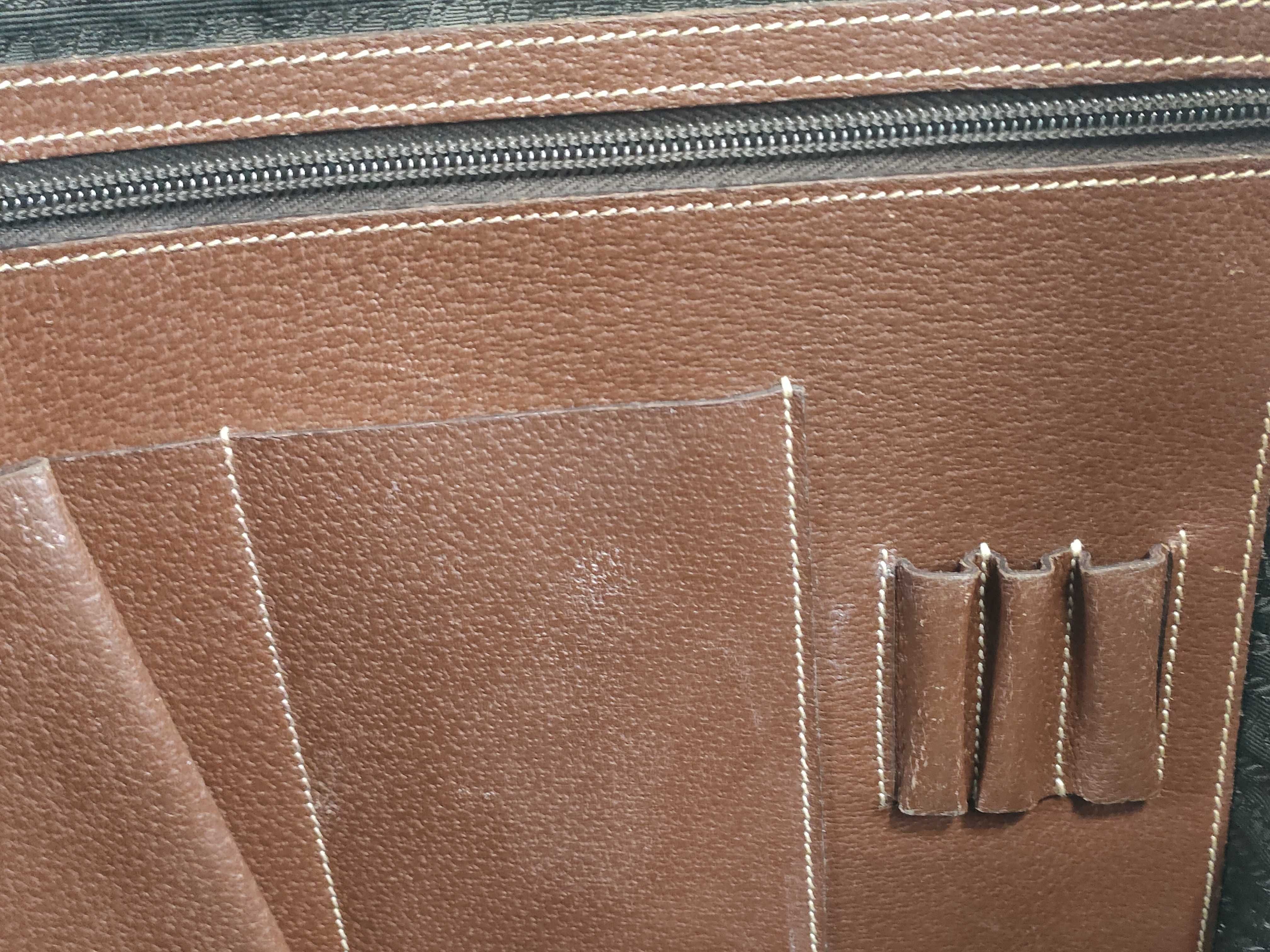 business bag, handbag, leather, brown. — view 14