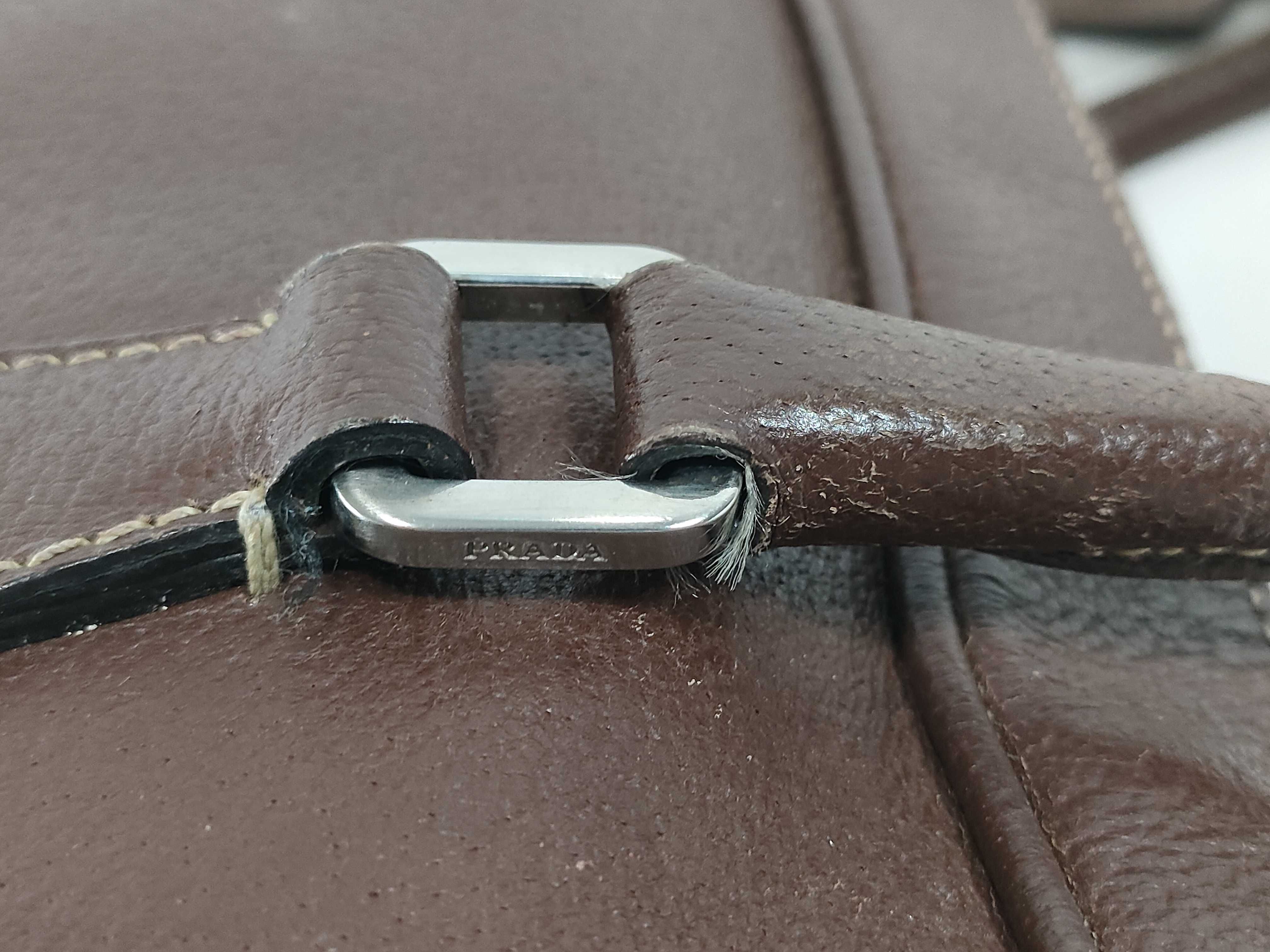business bag, handbag, leather, brown. — view 5