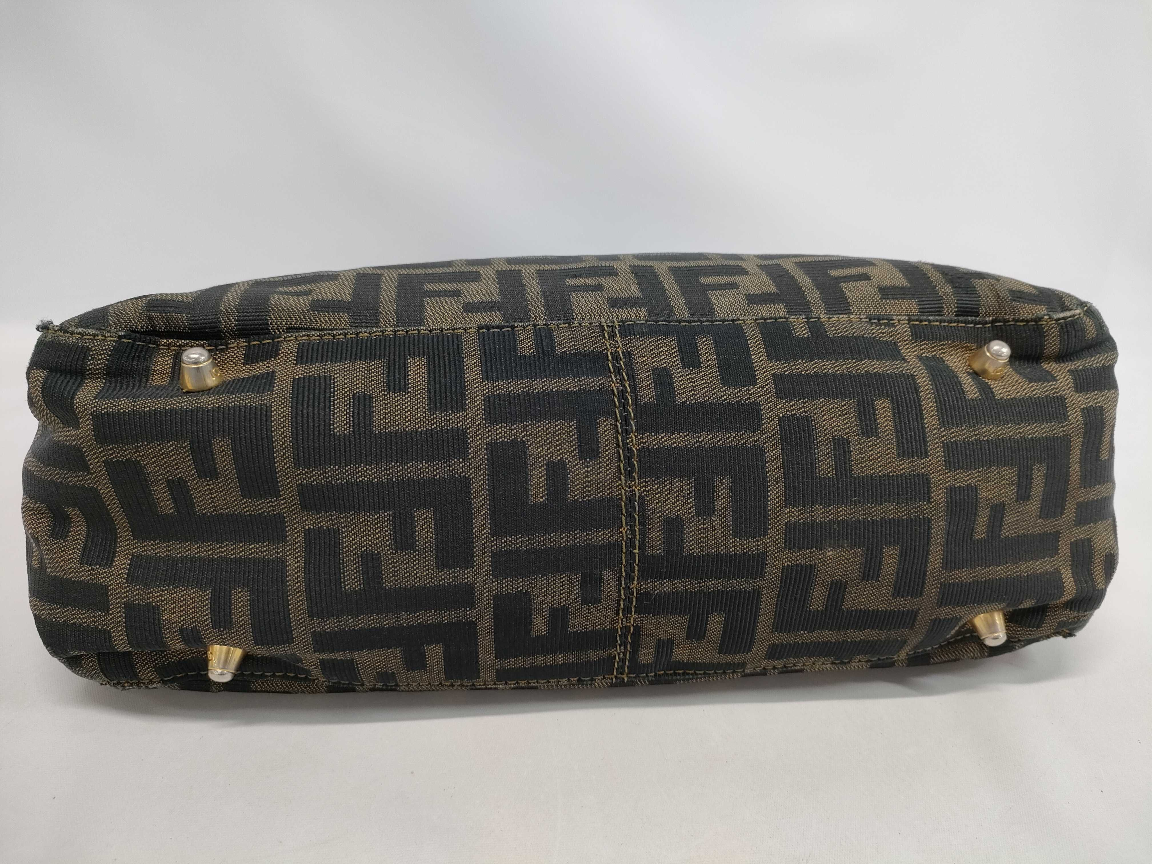 Zucca pattern FF logo jacquard handbag — view 5