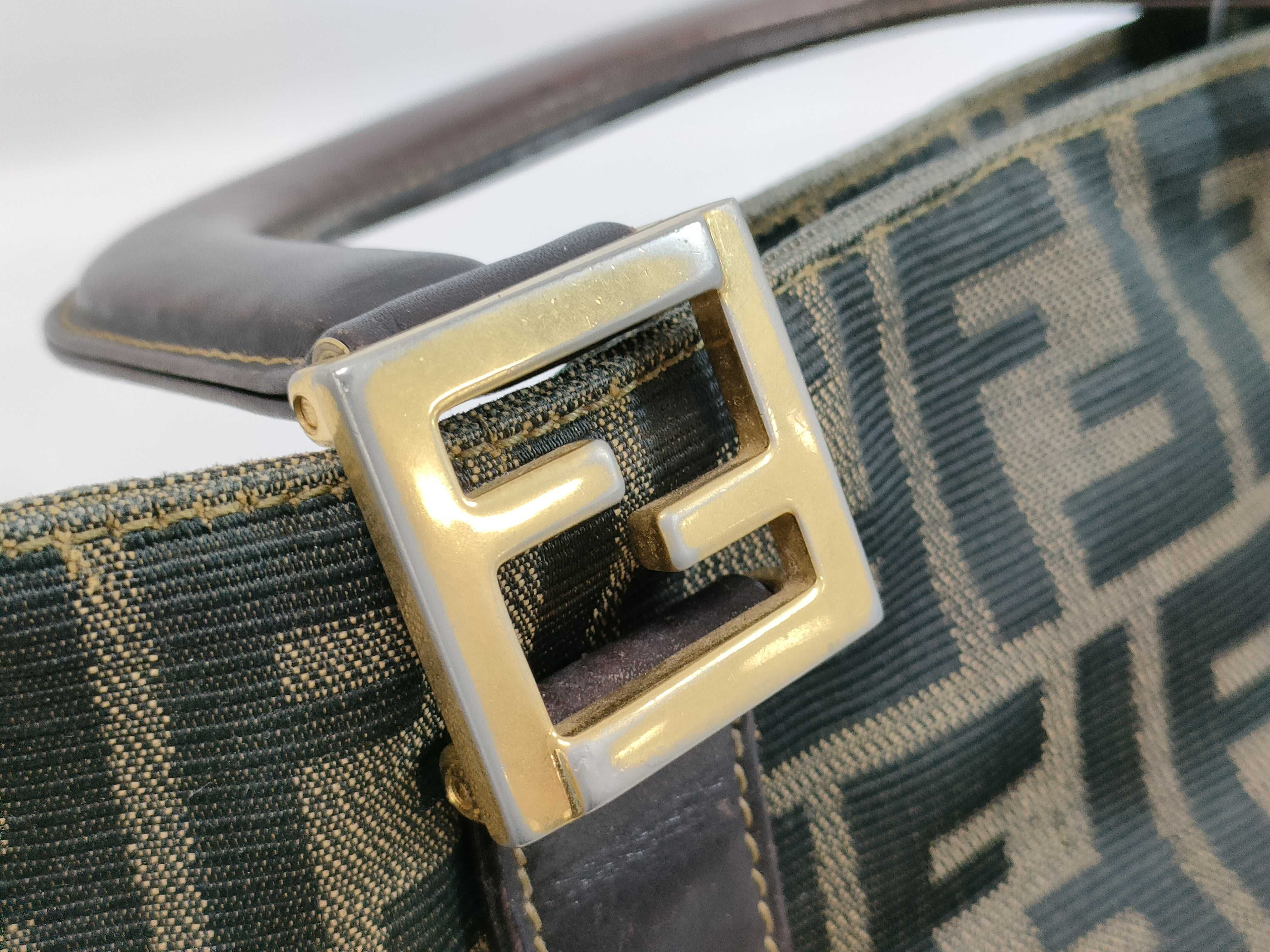 Zucca pattern FF logo jacquard handbag — view 7