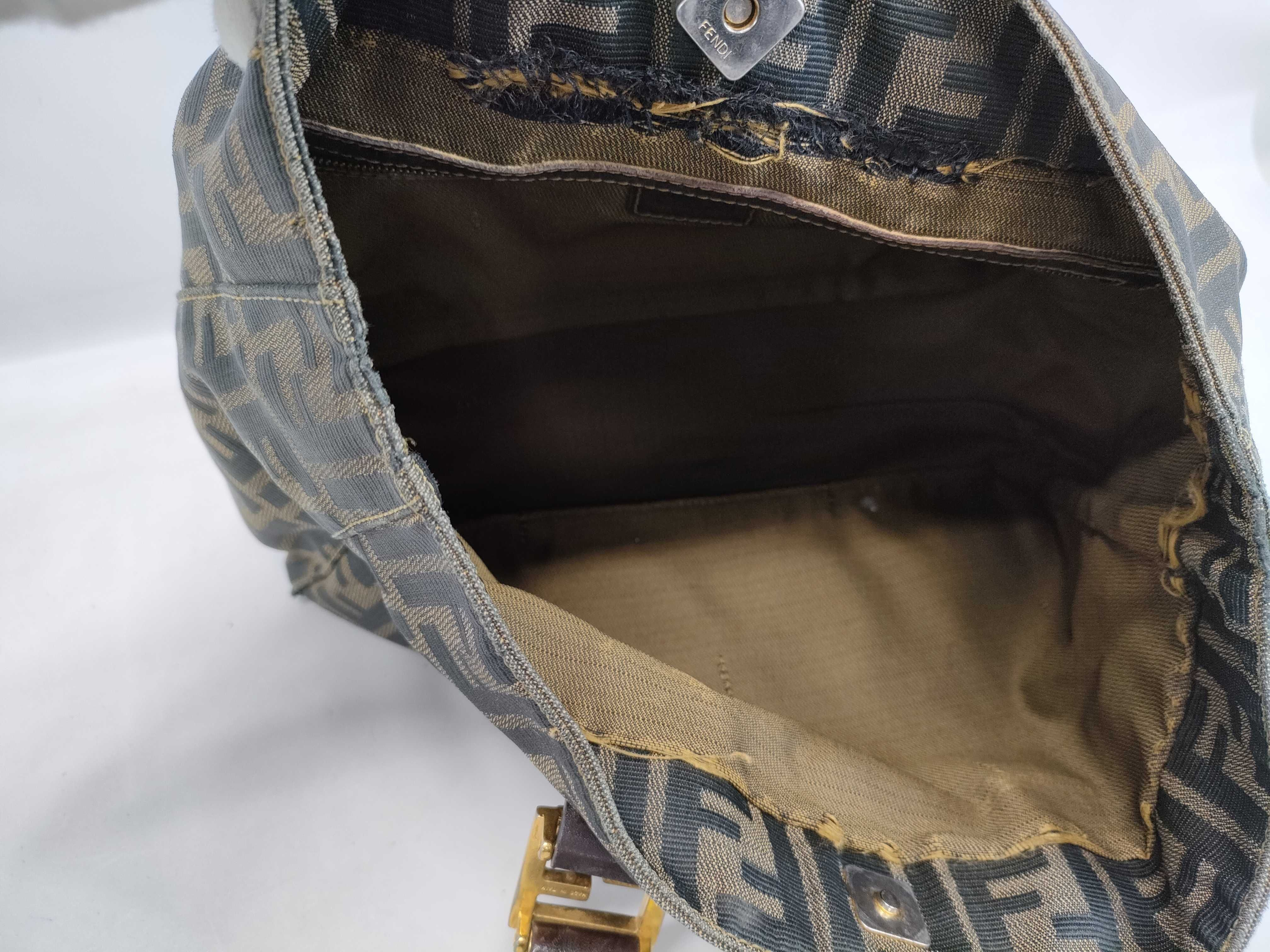 Zucca pattern FF logo jacquard handbag — view 9
