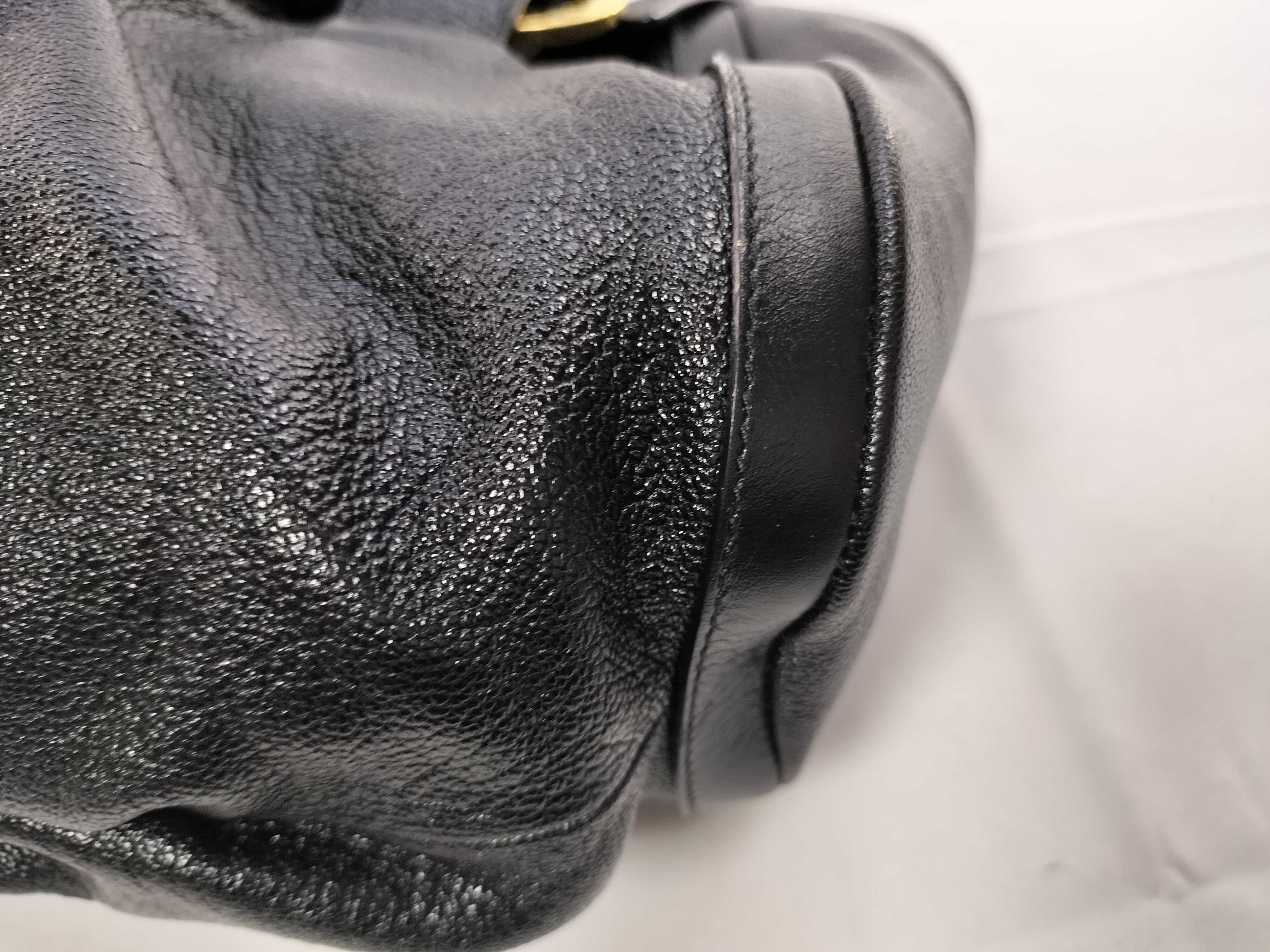 Bulgari Leather Handbag Flap Tote Bag — view 6