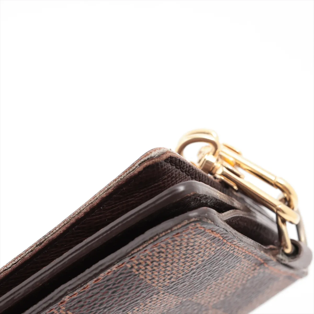 Damier Portefeuille Accordion N60002 TH0046 Brown Long Wallet — view 12