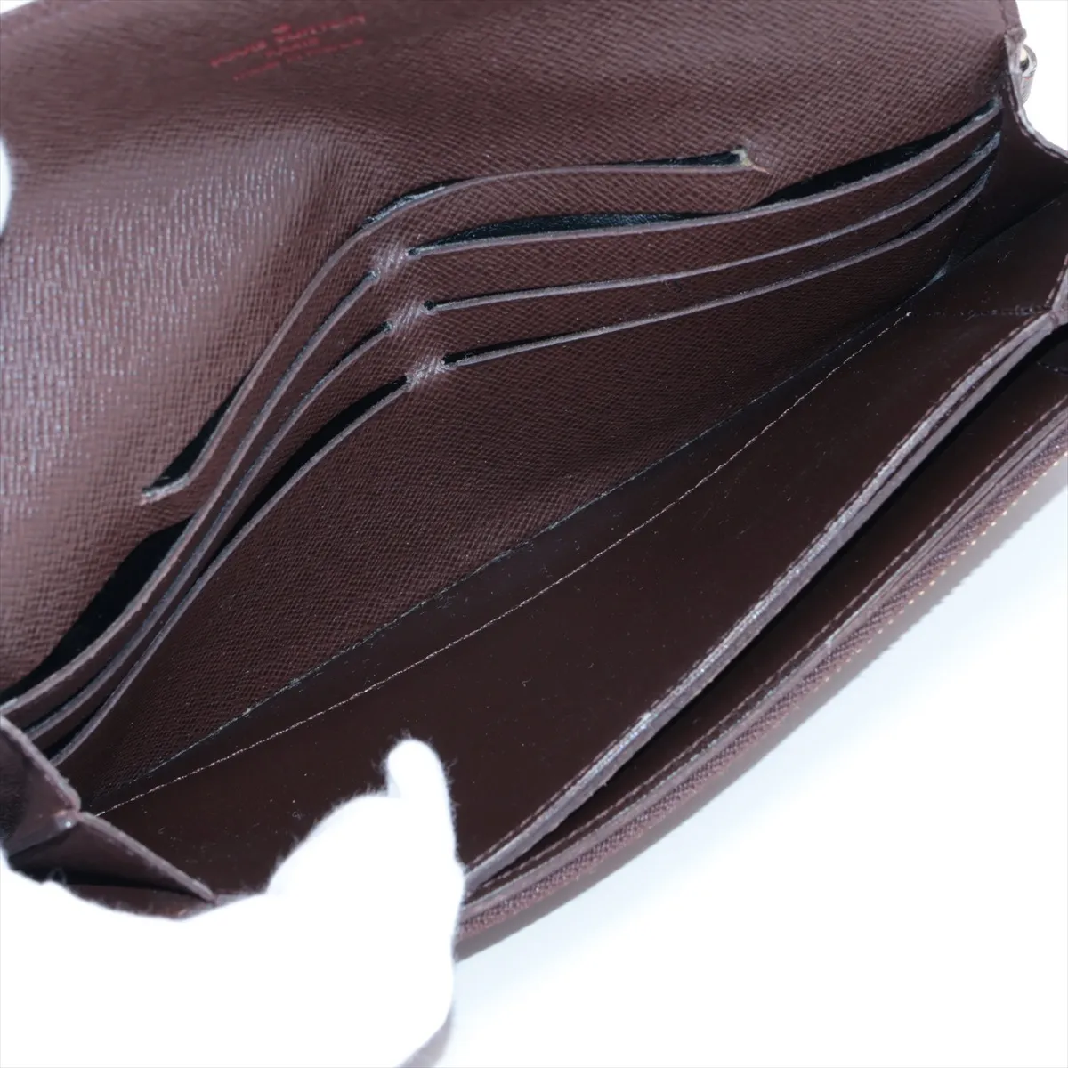 Damier Portefeuille Accordion N60002 TH0046 Brown Long Wallet — view 4