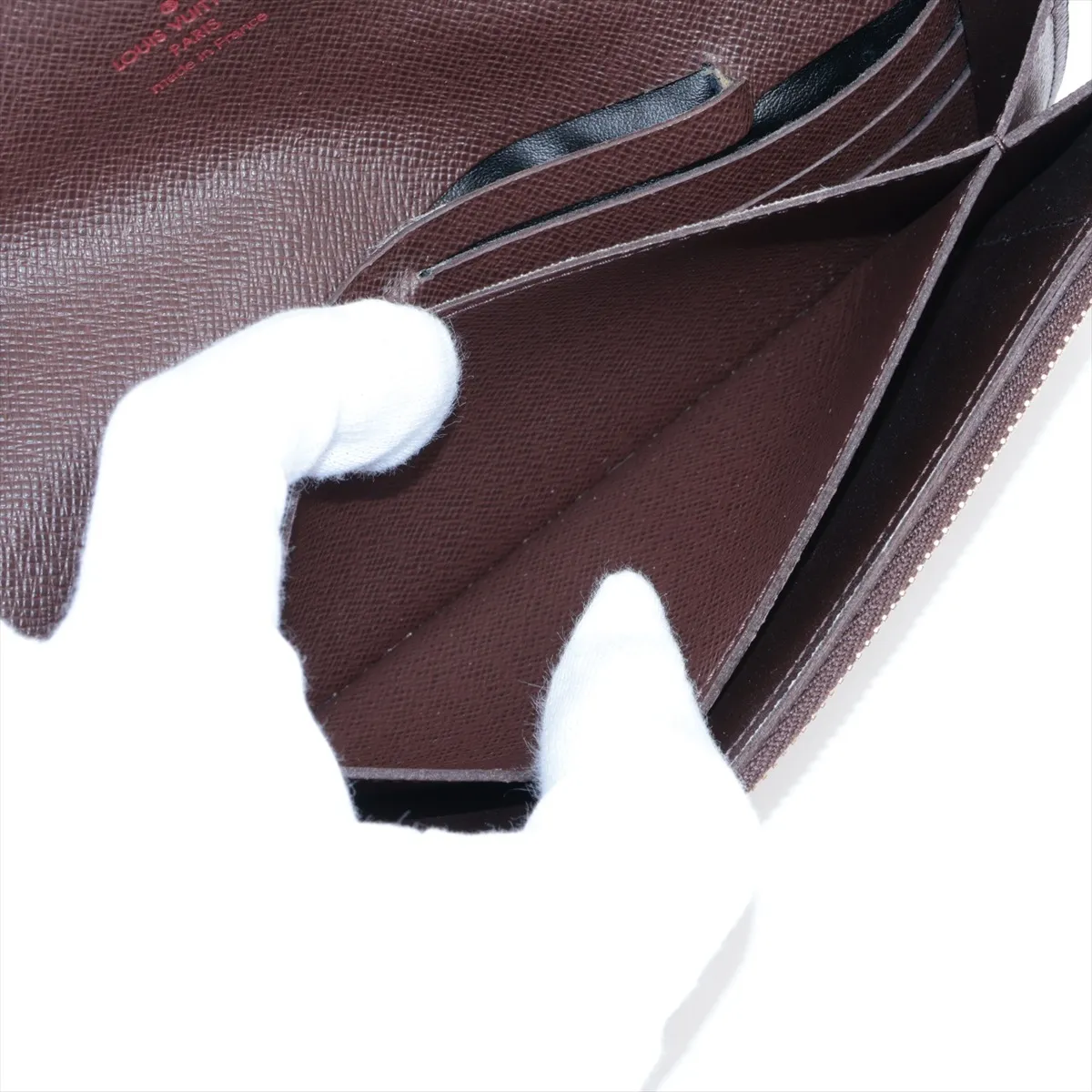 Damier Portefeuille Accordion N60002 TH0046 Brown Long Wallet — view 5