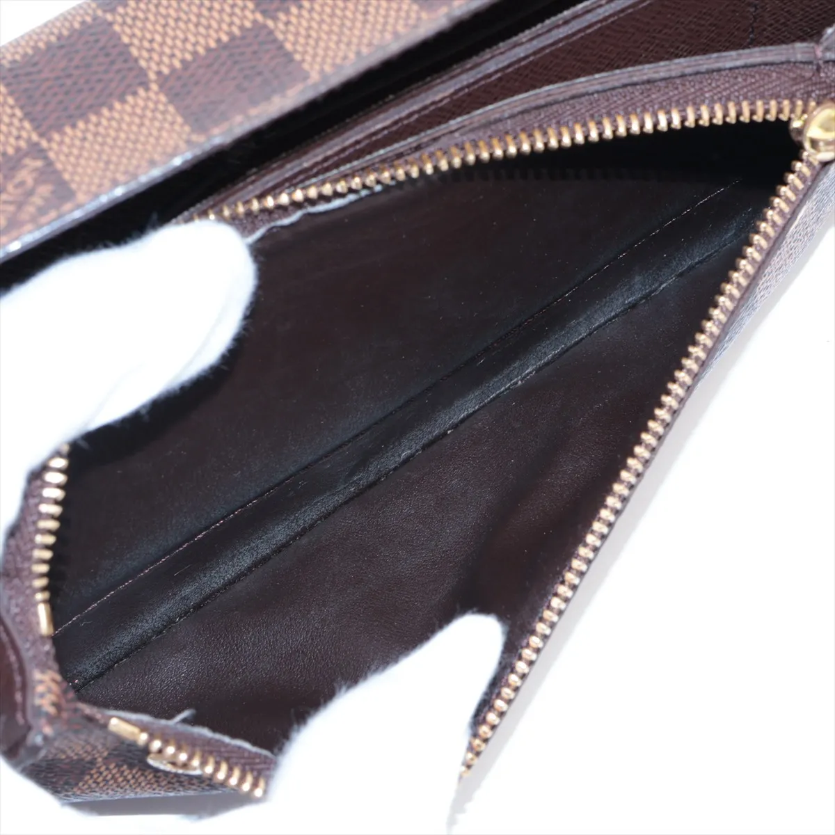 Damier Portefeuille Accordion N60002 TH0046 Brown Long Wallet — view 7