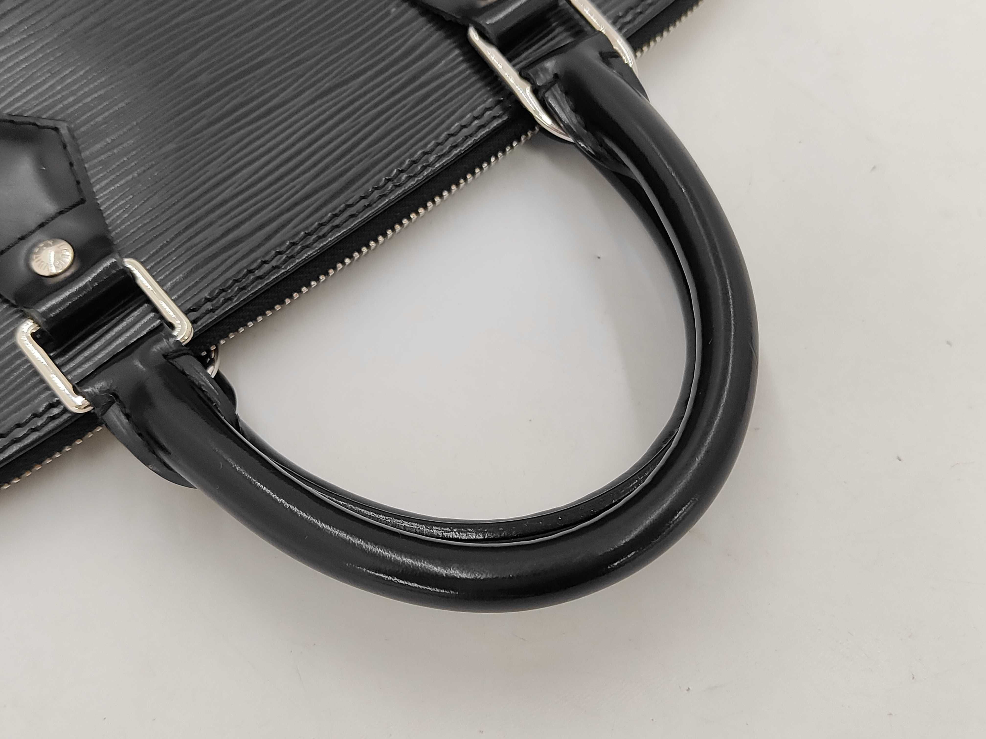 Epi Leather Alma PM Handbag, Black, M40302 — view 5
