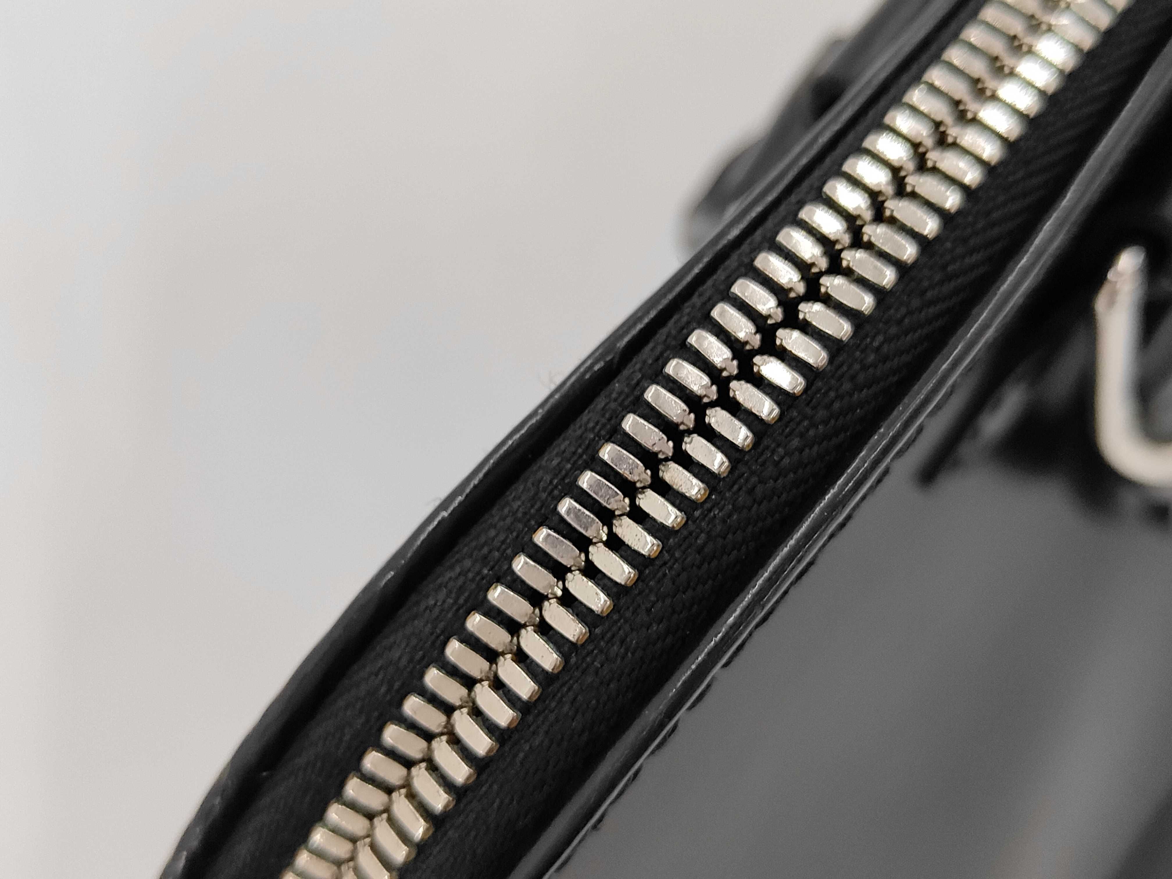 Epi Leather Alma PM Handbag, Black, M40302 — view 9