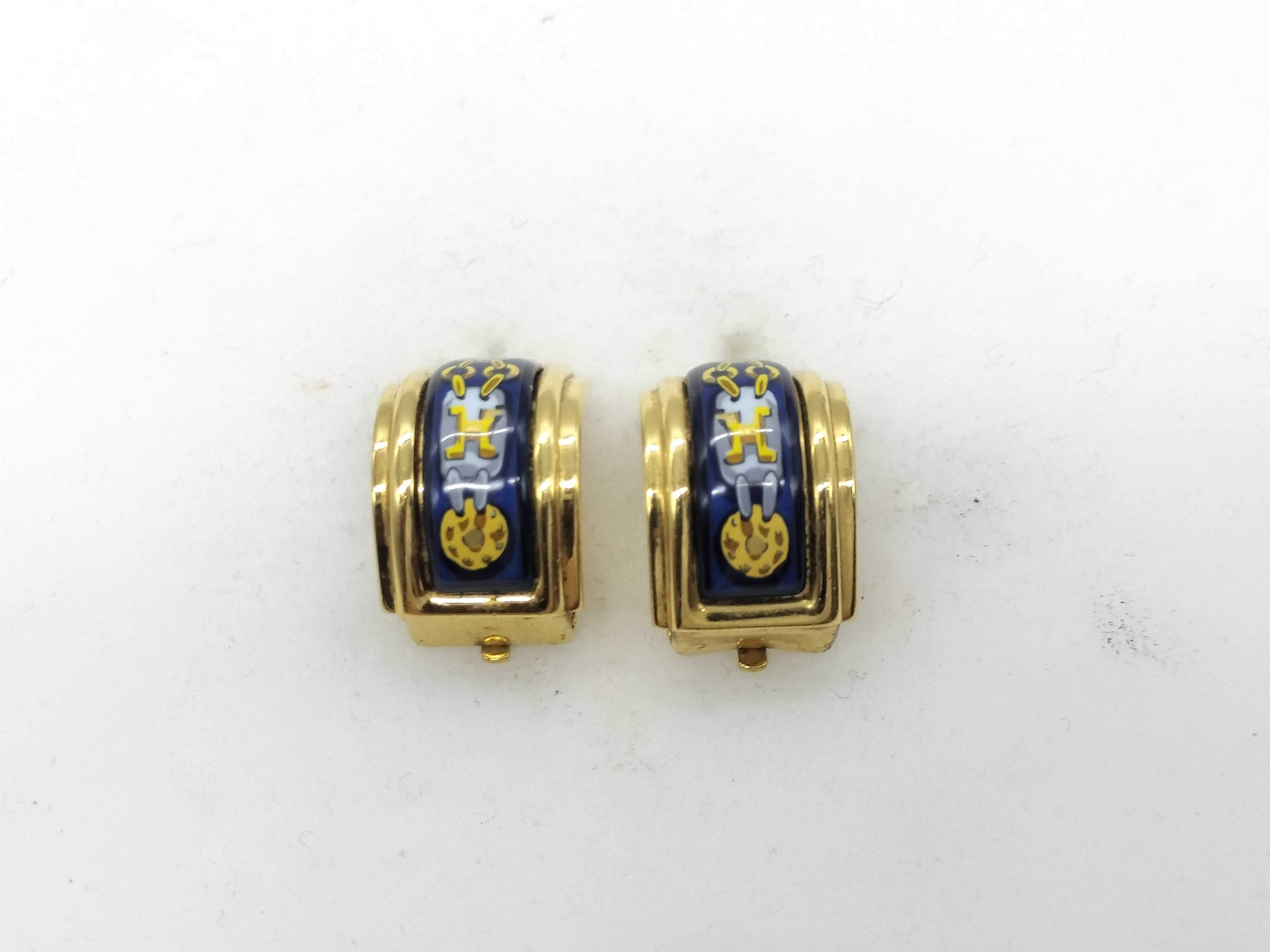 enamel earrings