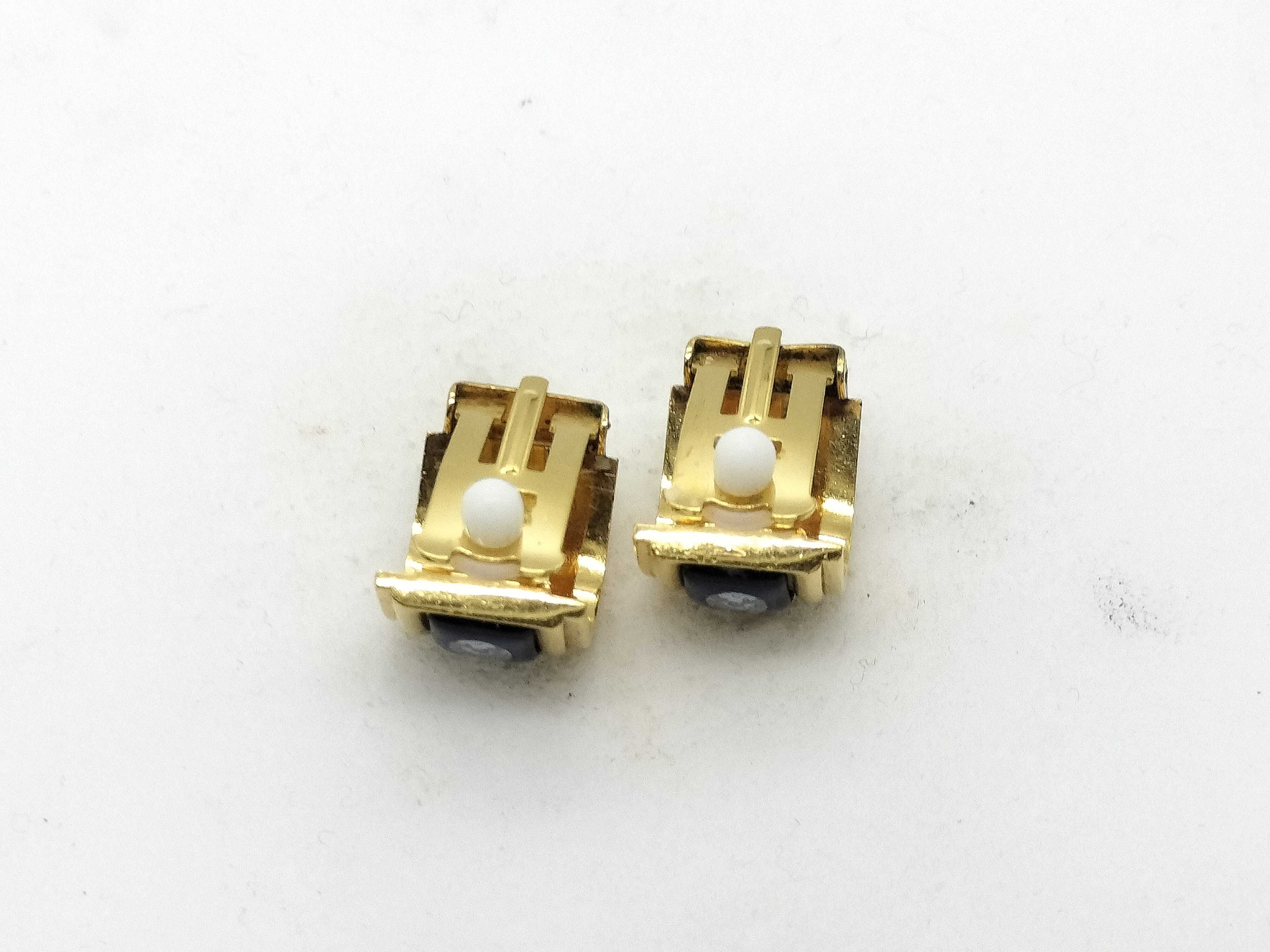 enamel earrings — view 2