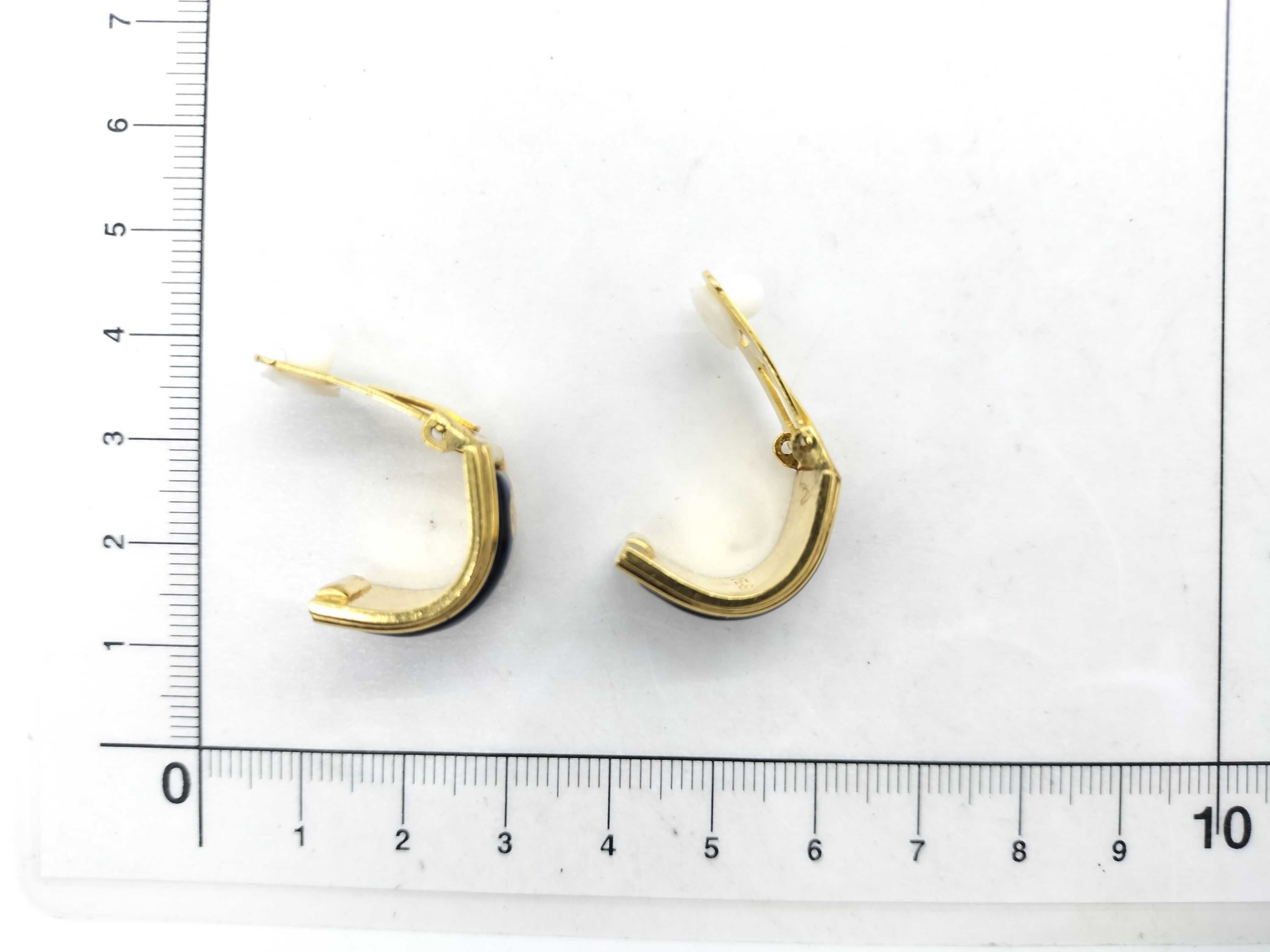enamel earrings — view 7