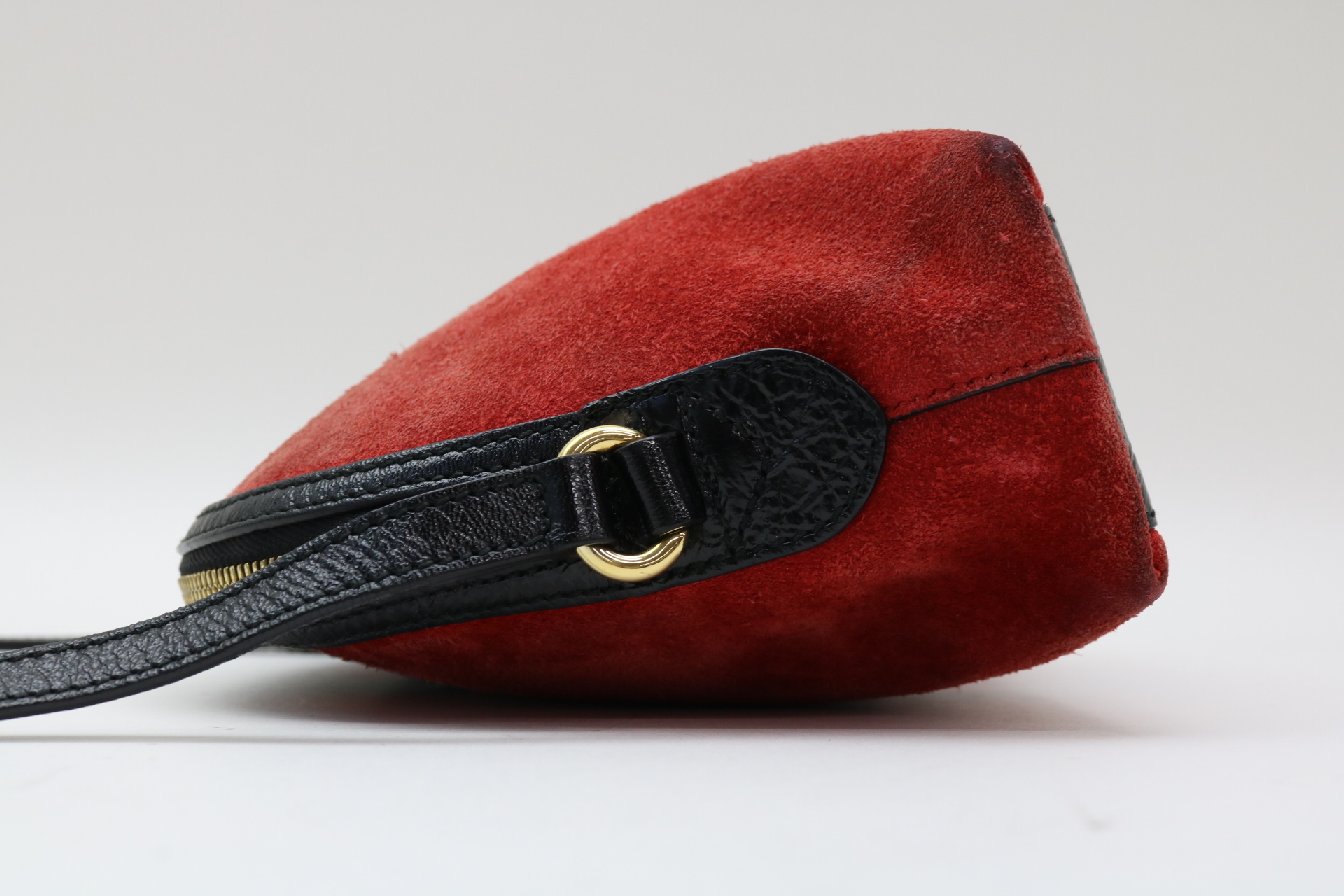 Ophidia Sherry Line Suede Shoulder Bag — view 3