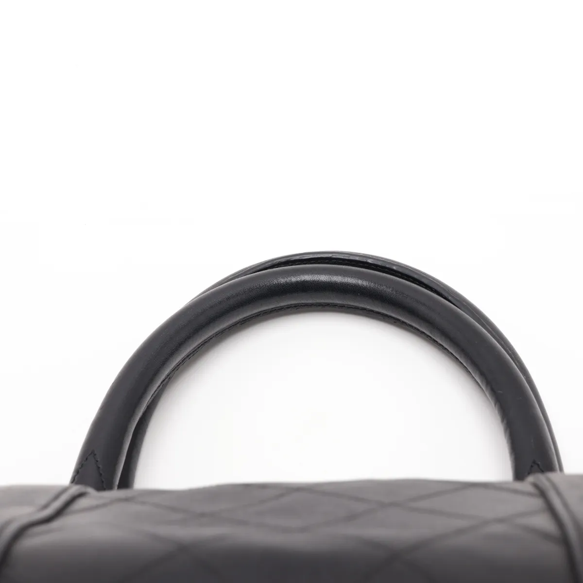 Bicolore Lambskin 2-Way Boston Bag, Black with Gold Hardware, Item No. 2479334 (Serial Number 2) — view 6
