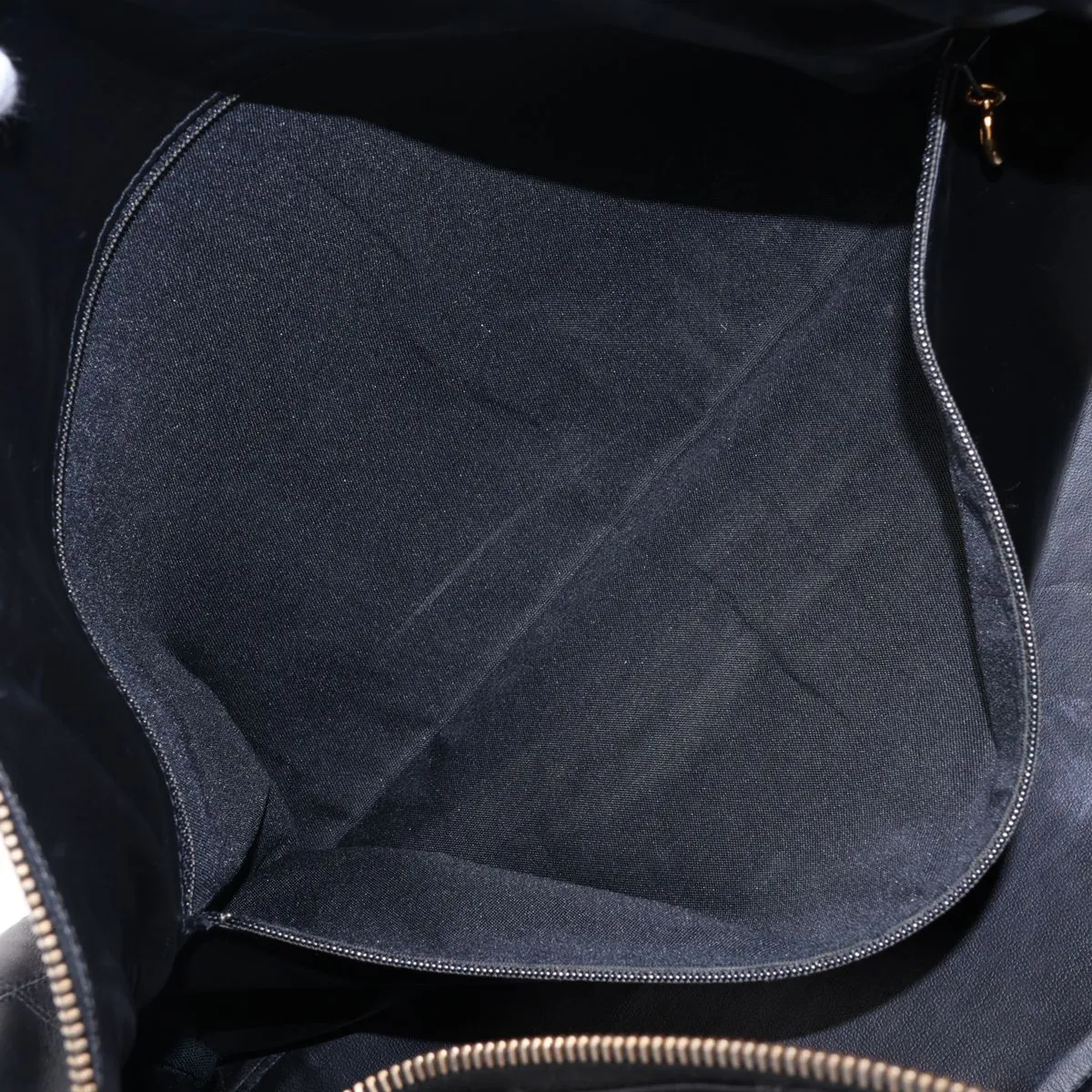 Bicolore Lambskin 2-Way Boston Bag, Black with Gold Hardware, Item No. 2479334 (Serial Number 2) — view 9