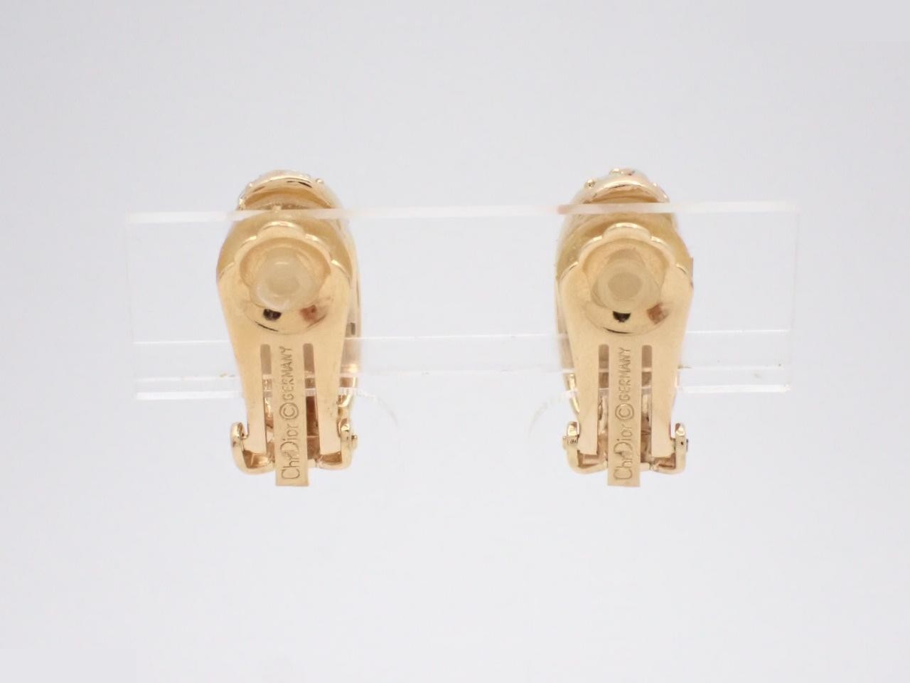 Rhinestone earrings, unused. — view 2