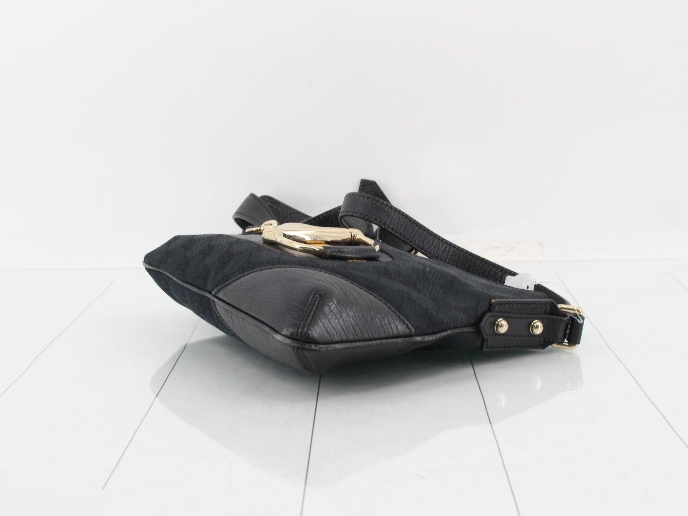 Shoulder bag, GG canvas, horsebit — view 6