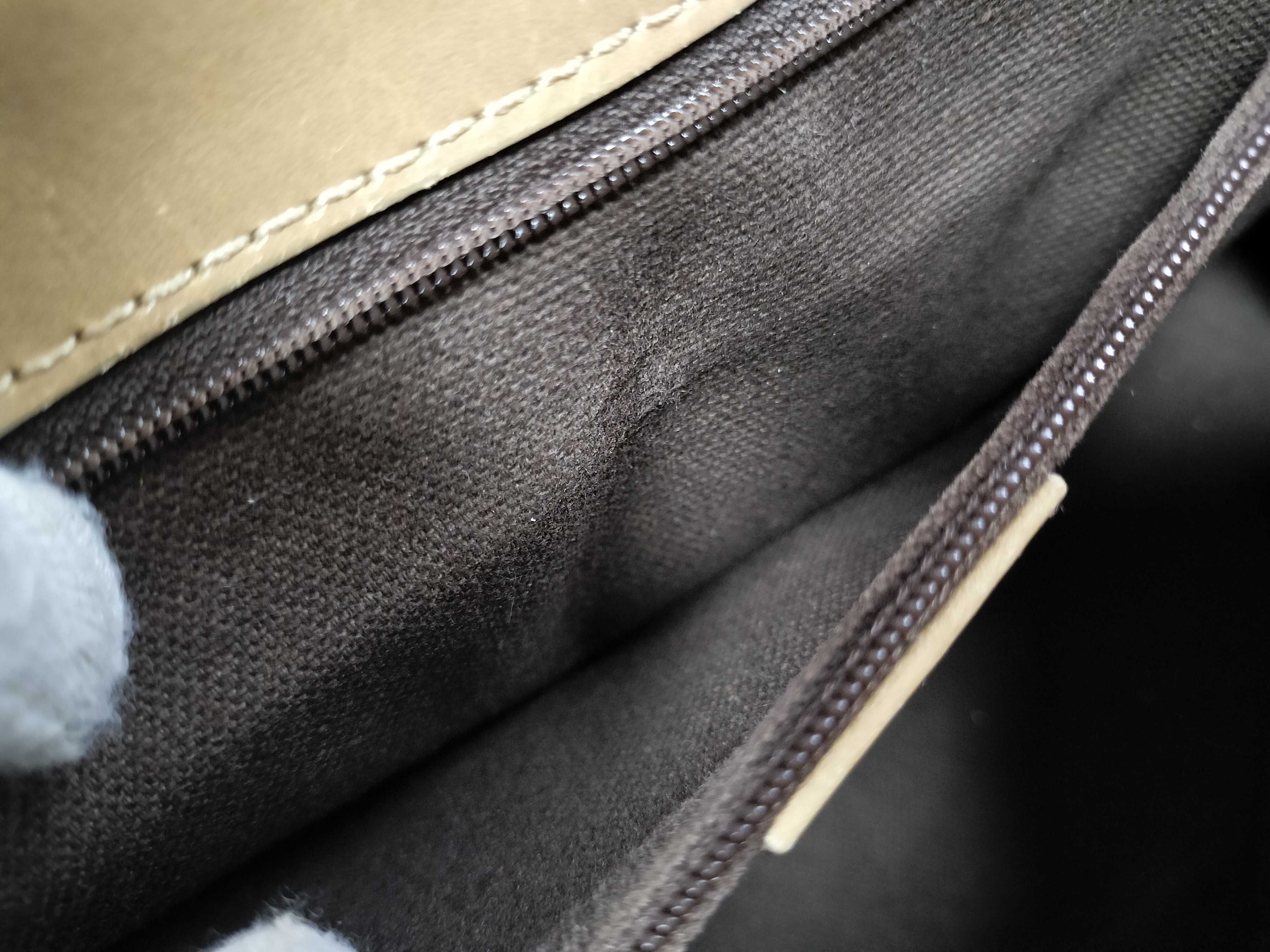 Leather x Check Handbag Tote Bag — view 11