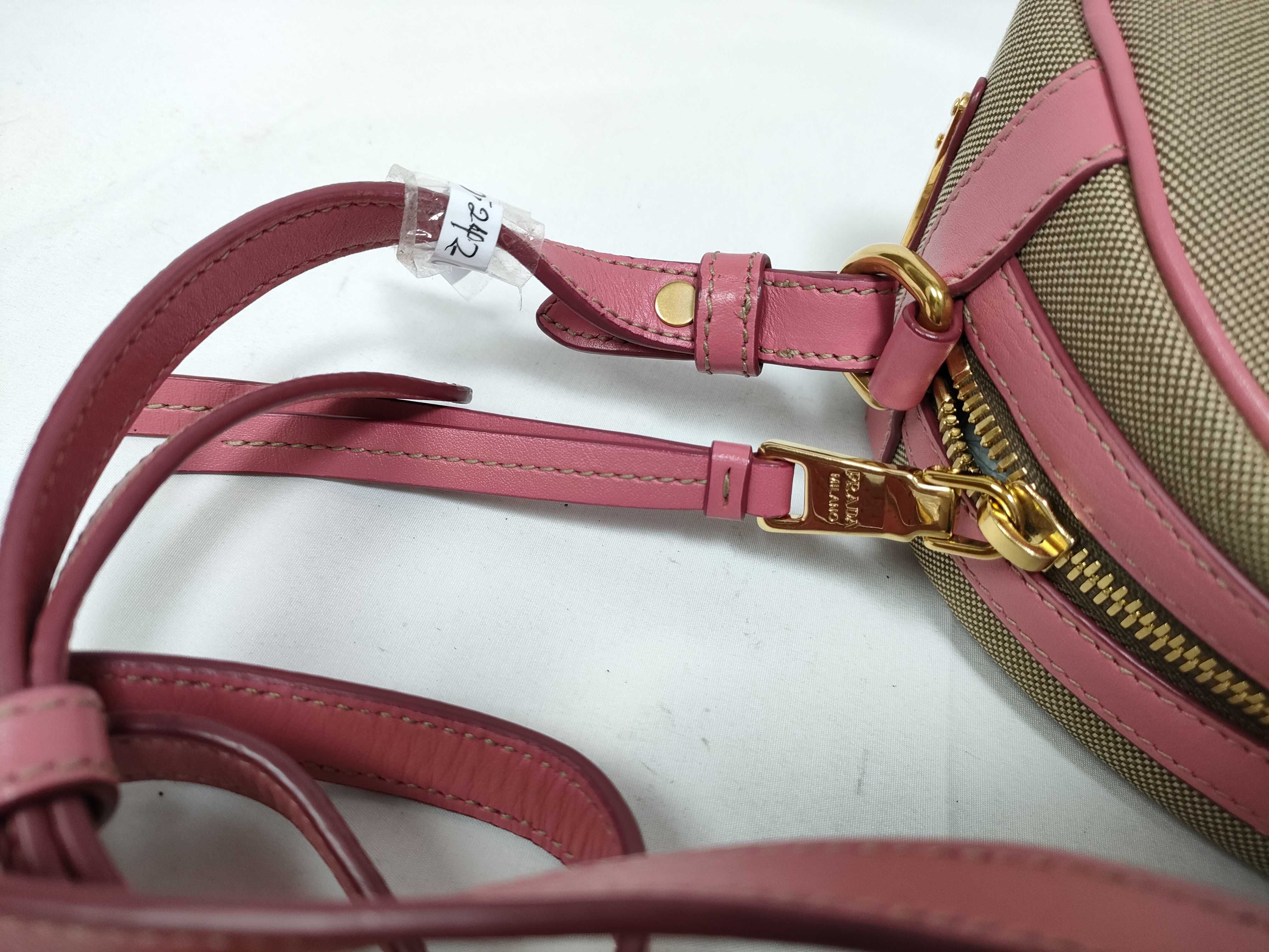PH- Beige Canvas Crossbody Bag (Shoulder Bag) — view 11