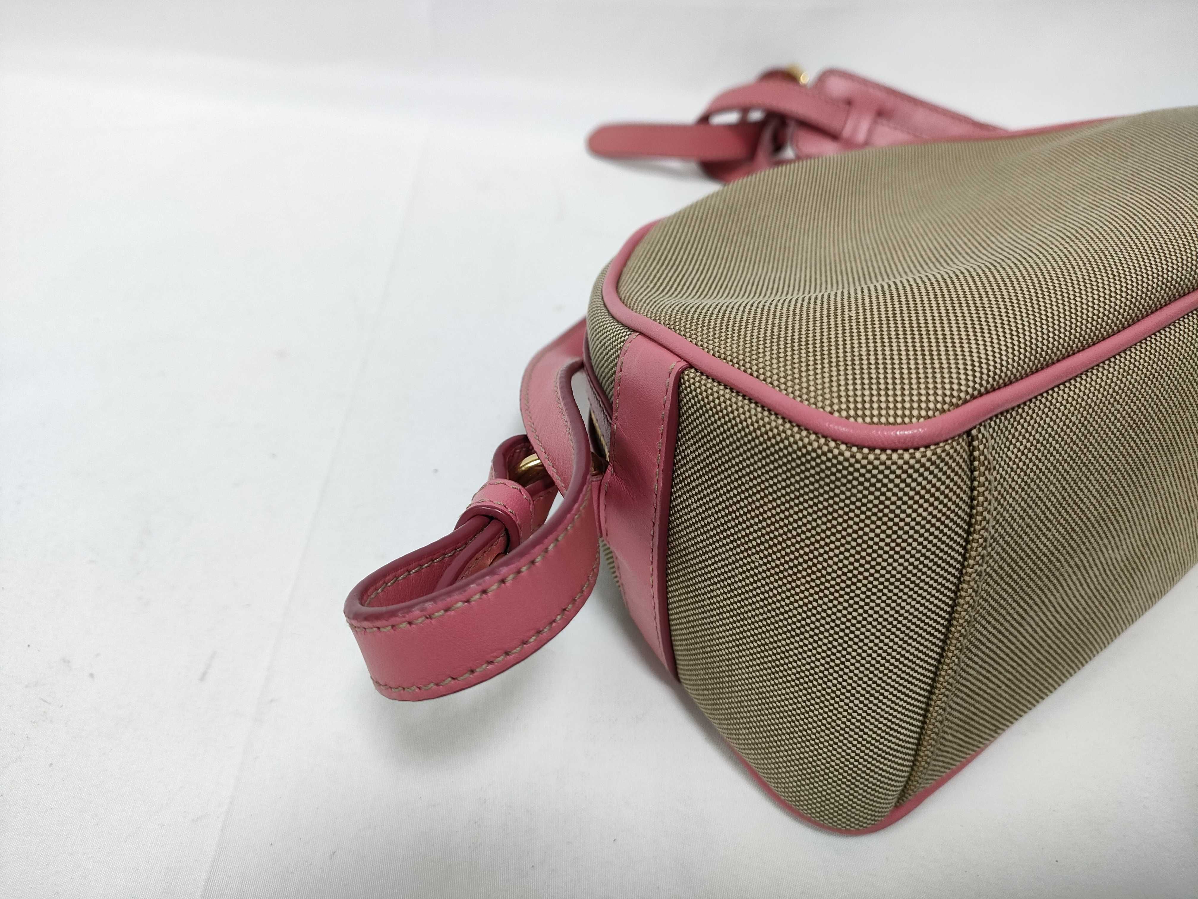 PH- Beige Canvas Crossbody Bag (Shoulder Bag) — view 5