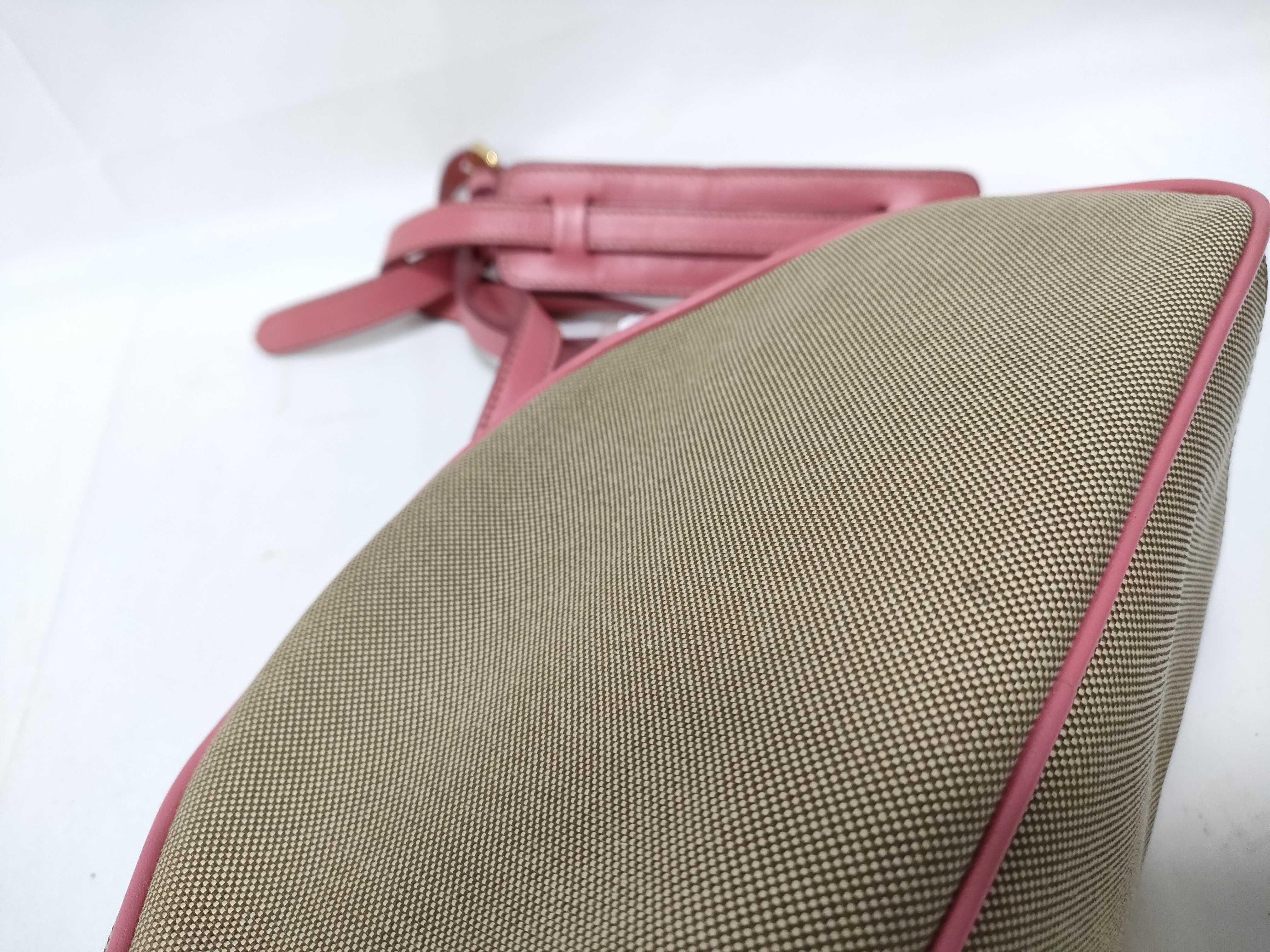 PH- Beige Canvas Crossbody Bag (Shoulder Bag) — view 7