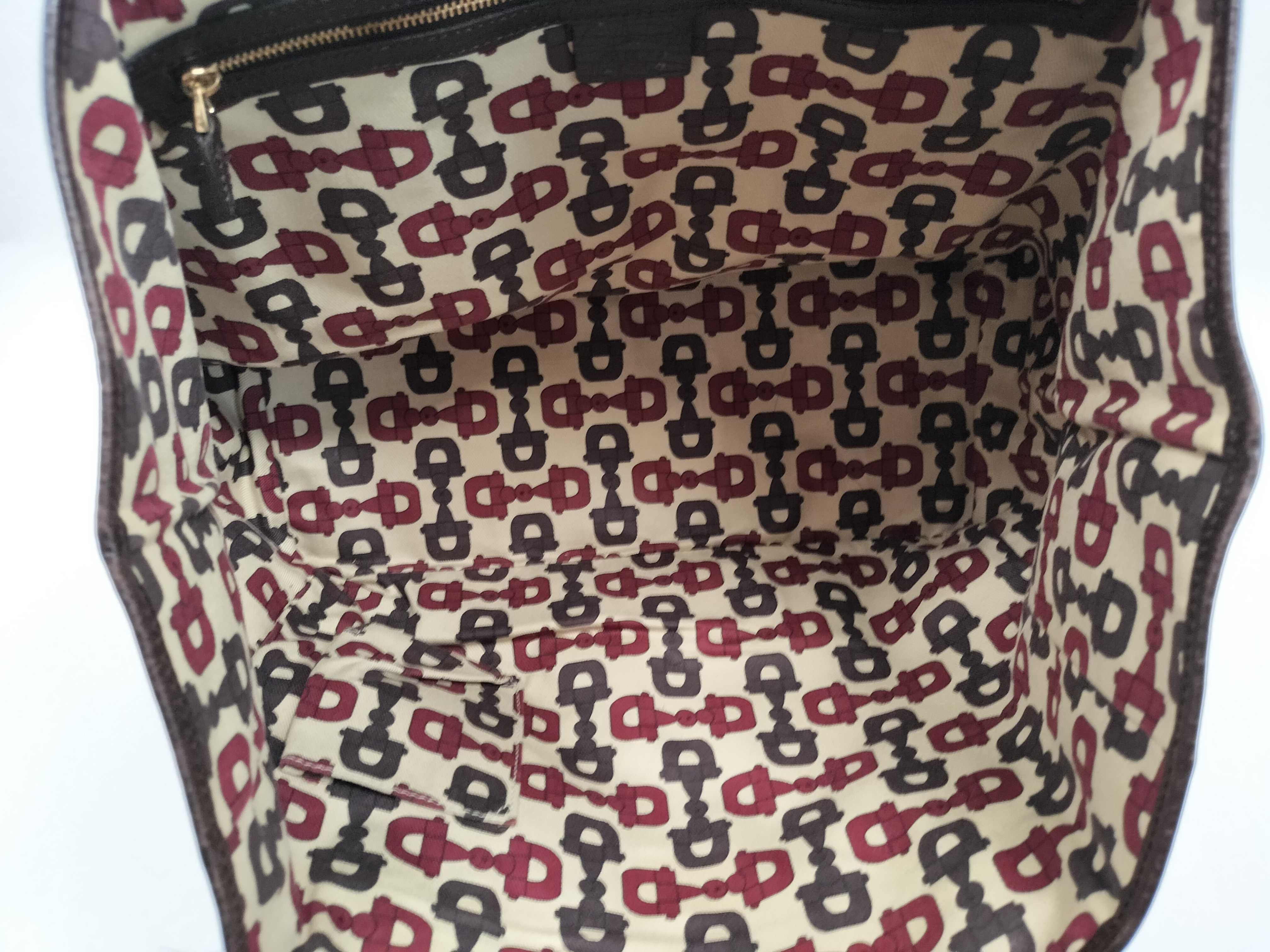 GG Canvas Sherry Line Tote Bag, Beige/Brown, 139260 (ky24534) — view 9