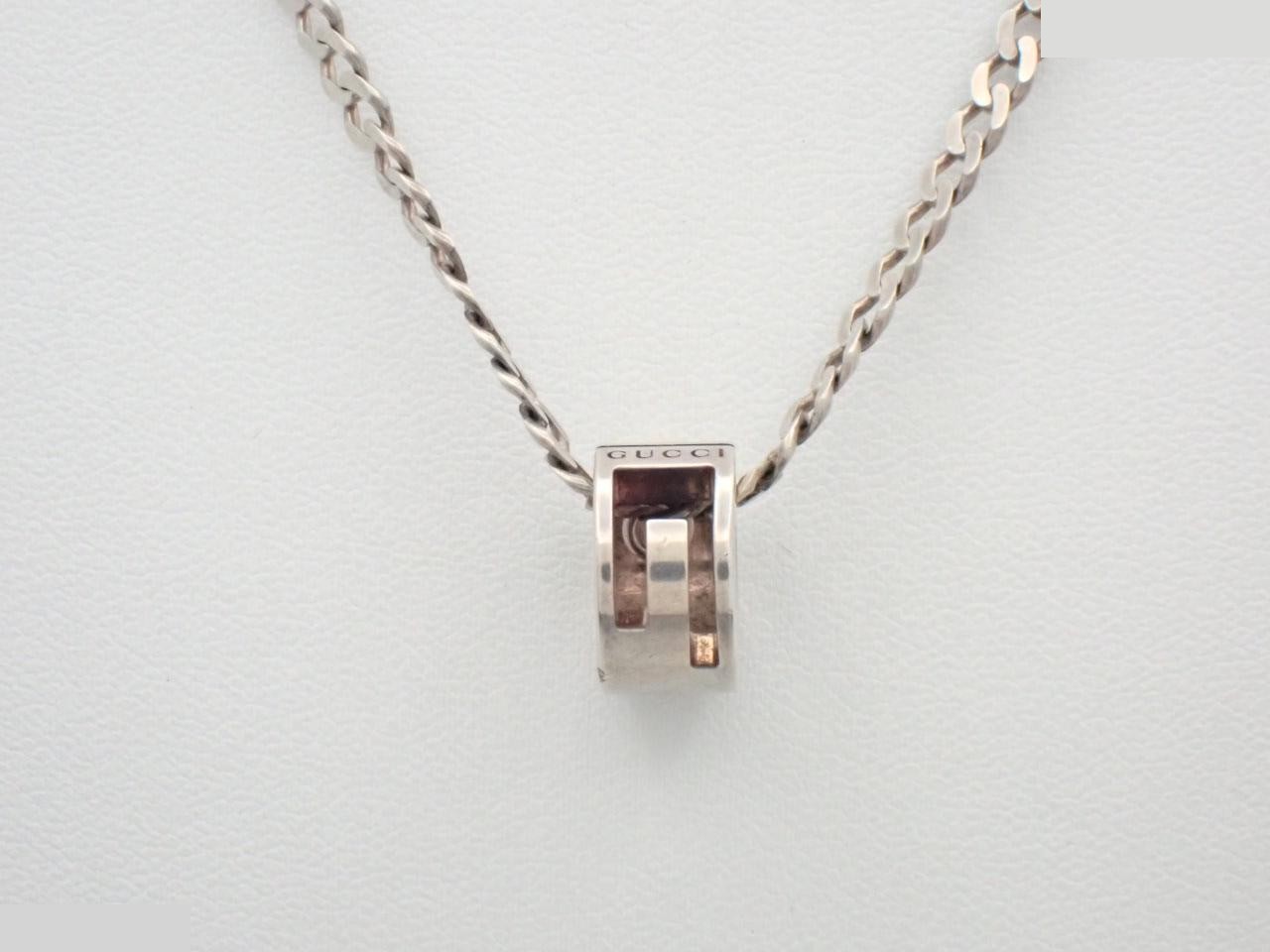 925 sterling silver, 15.2g, neck circumference approximately 46cm