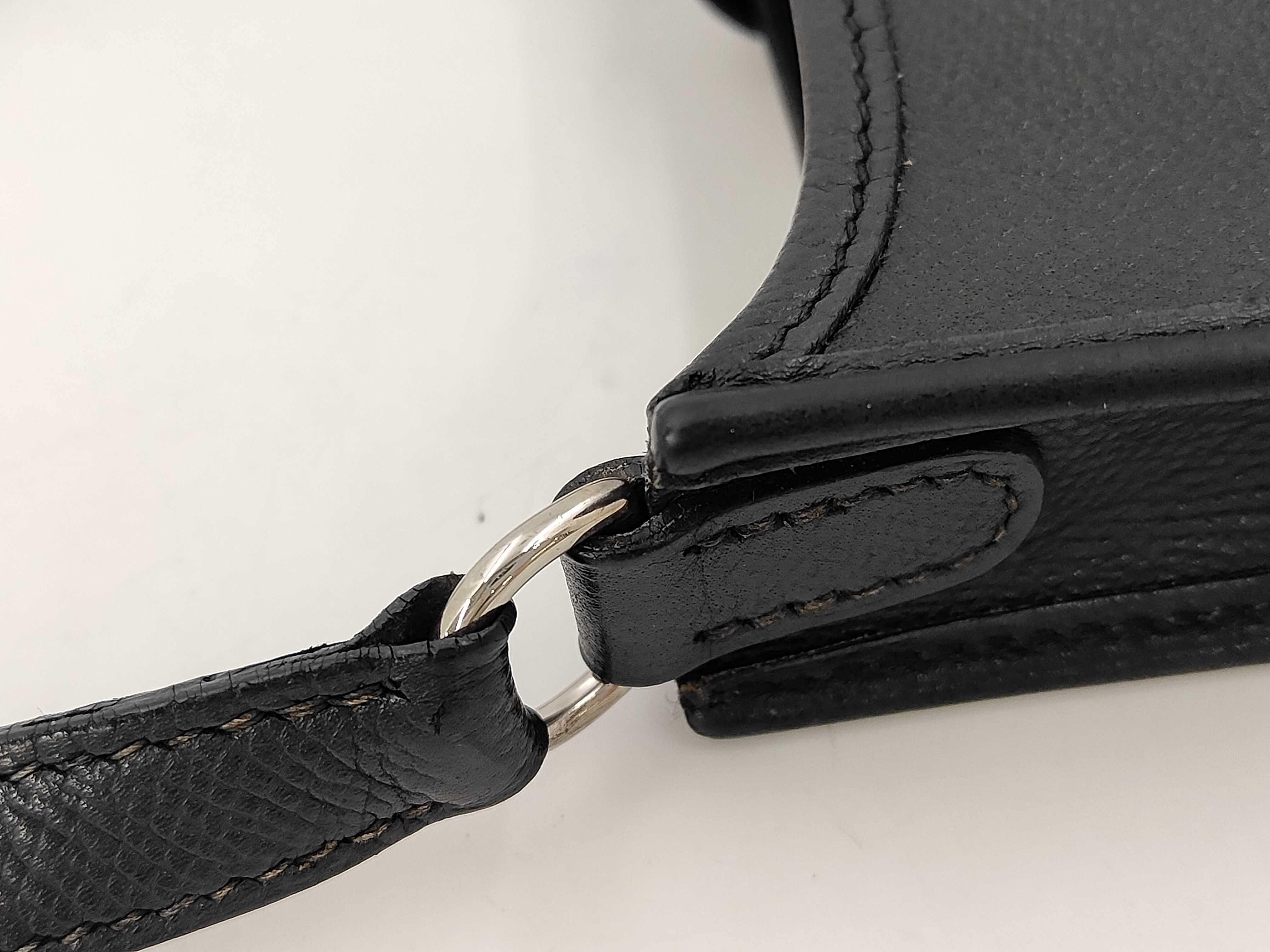 Evelyne TPM160H stamped shoulder bag, black. — view 5