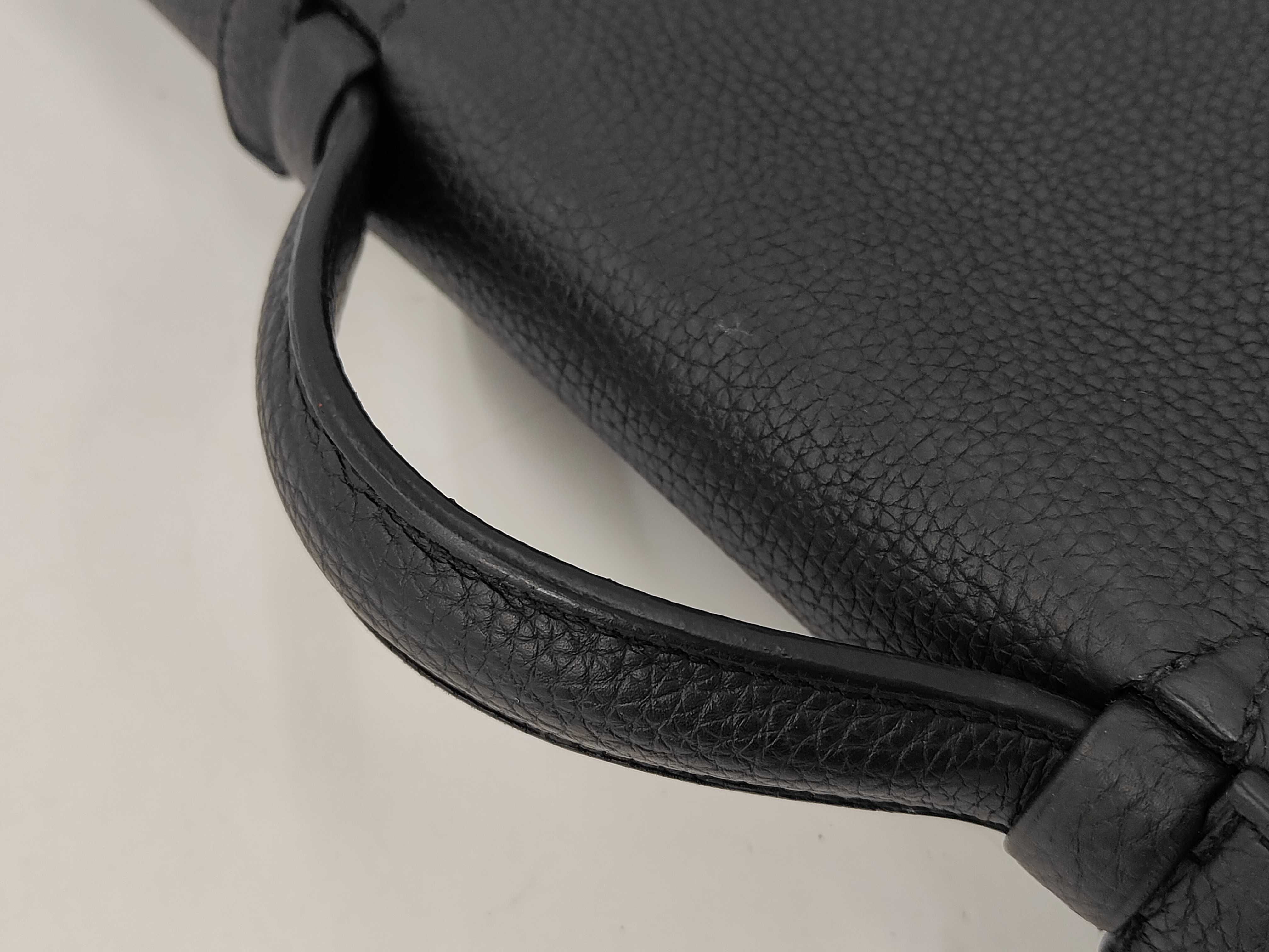 Sac à Dépêches Togo Leather Handbag with Silver Hardware ( Q Stamp) — view 3