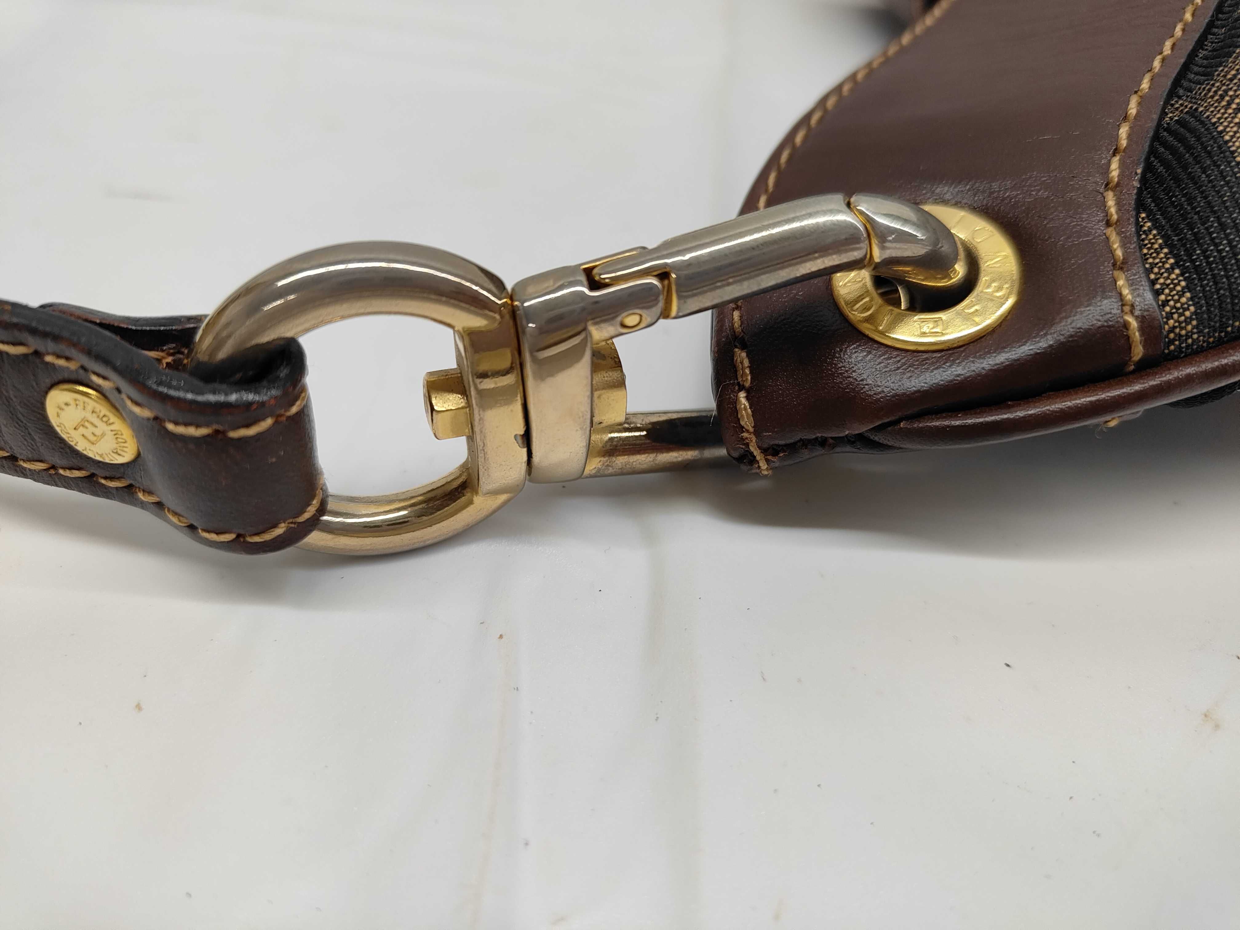 Shoulder Bag with Gold Hardware — view 4