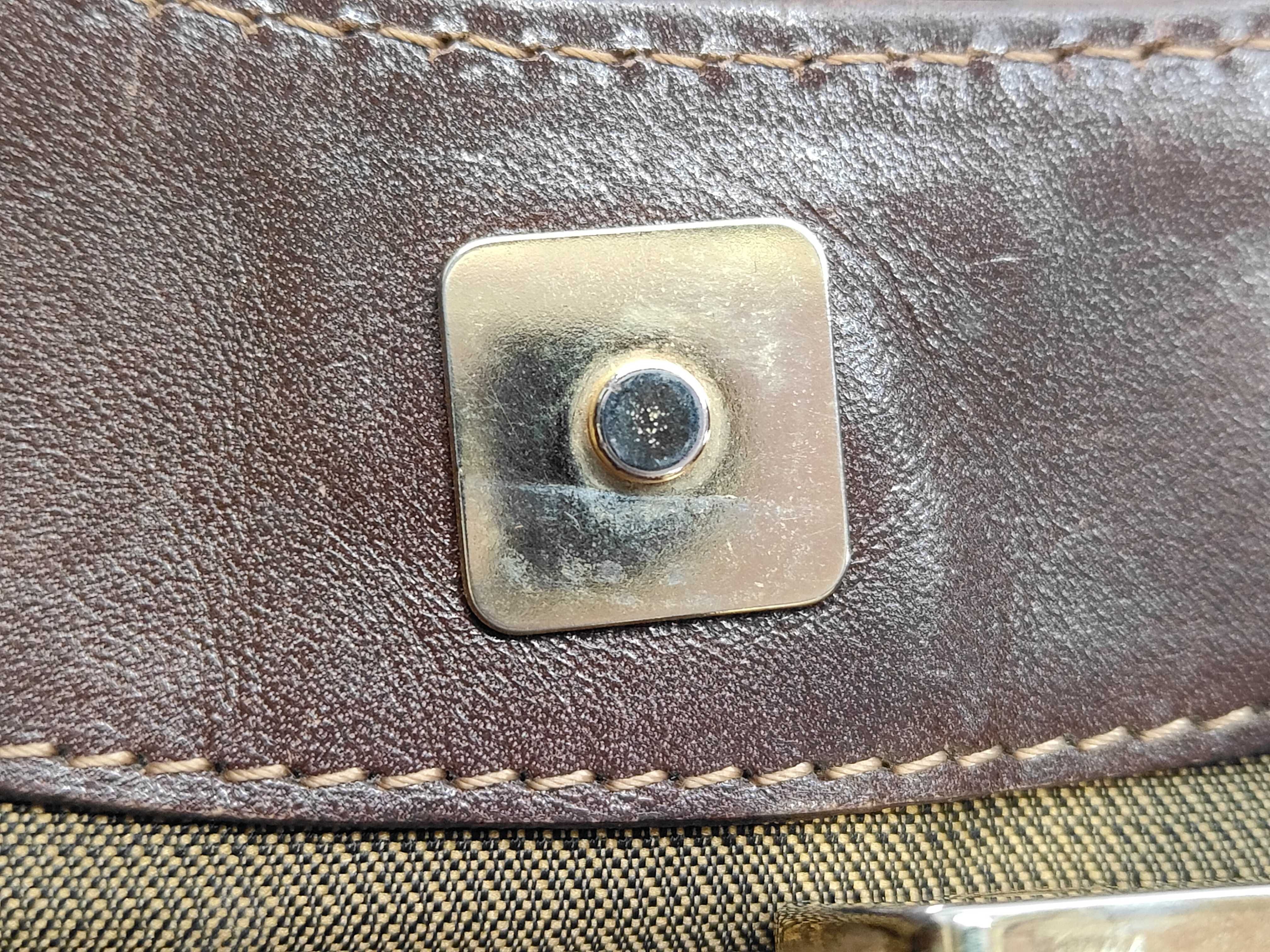 Shoulder Bag with Gold Hardware — view 9