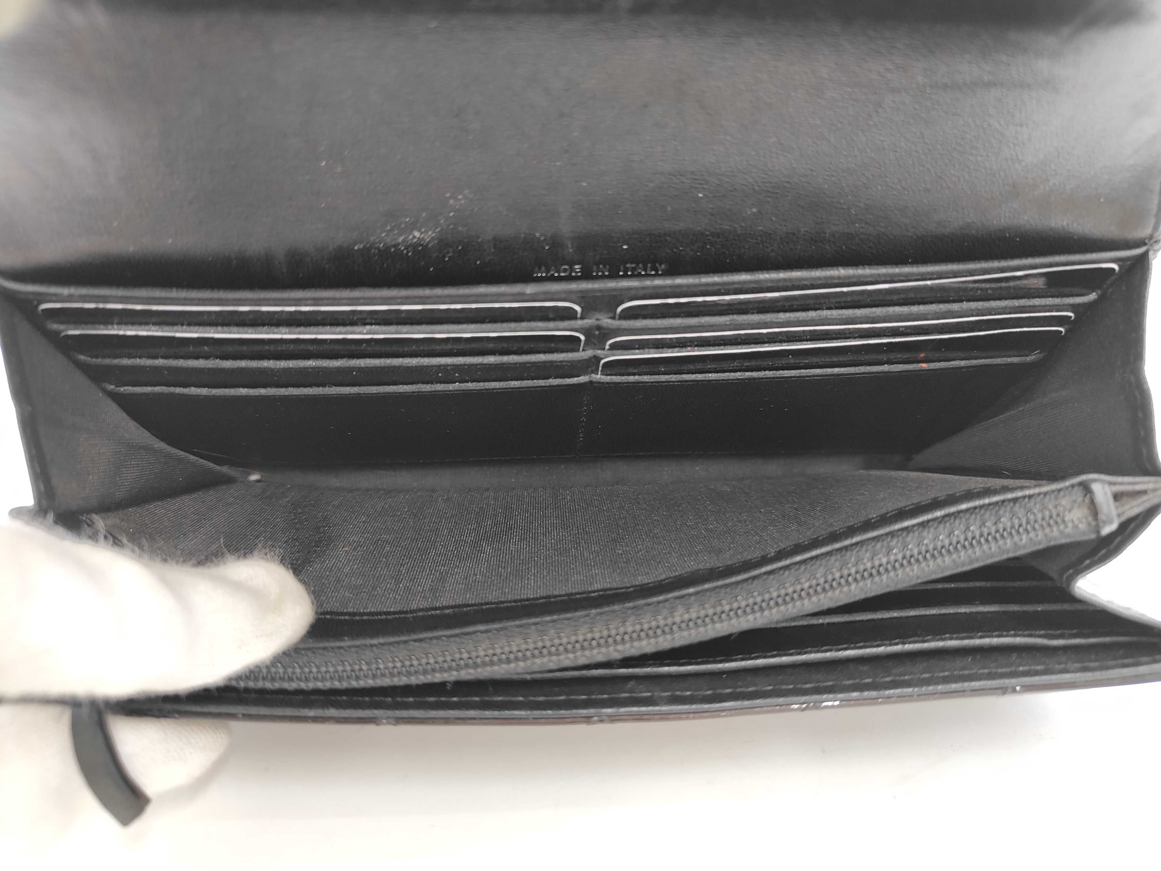 Boy Chanel Long Wallet, Enamel Black Wallet — view 12