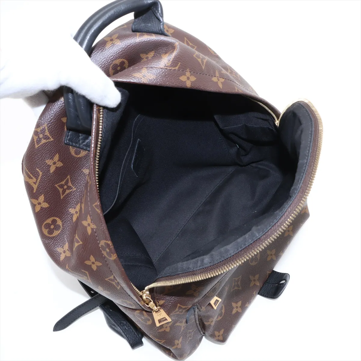 Monogram Palm Springs Bag Pack MM M41561 FL1188 Brown — view 7
