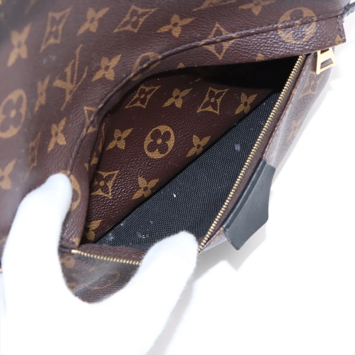 Monogram Palm Springs Bag Pack MM M41561 FL1188 Brown — view 9