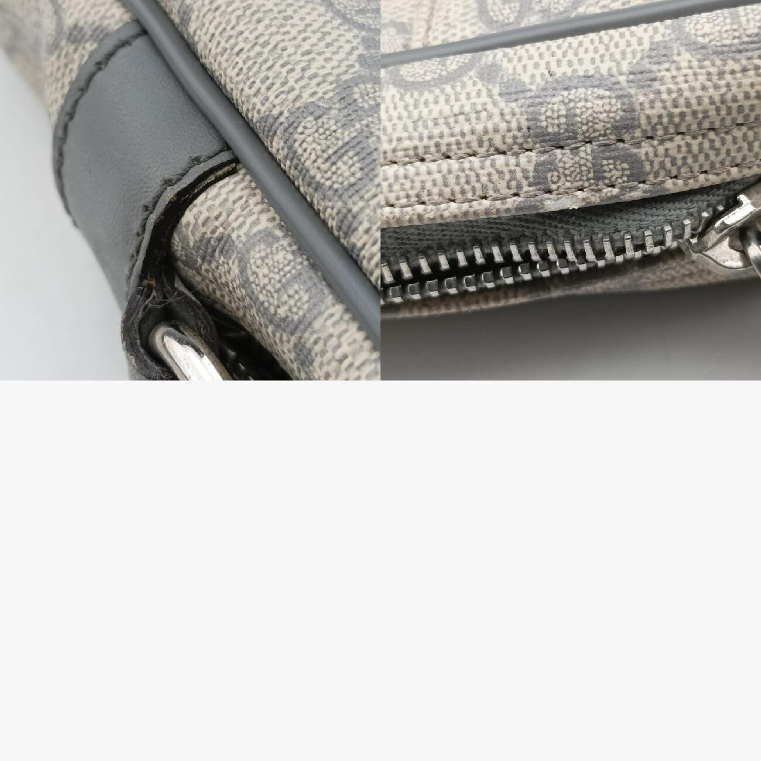GG Supreme Beige x Gray PVC Coated Canvas x Leather Handbag 322287 F016565748 — view 11