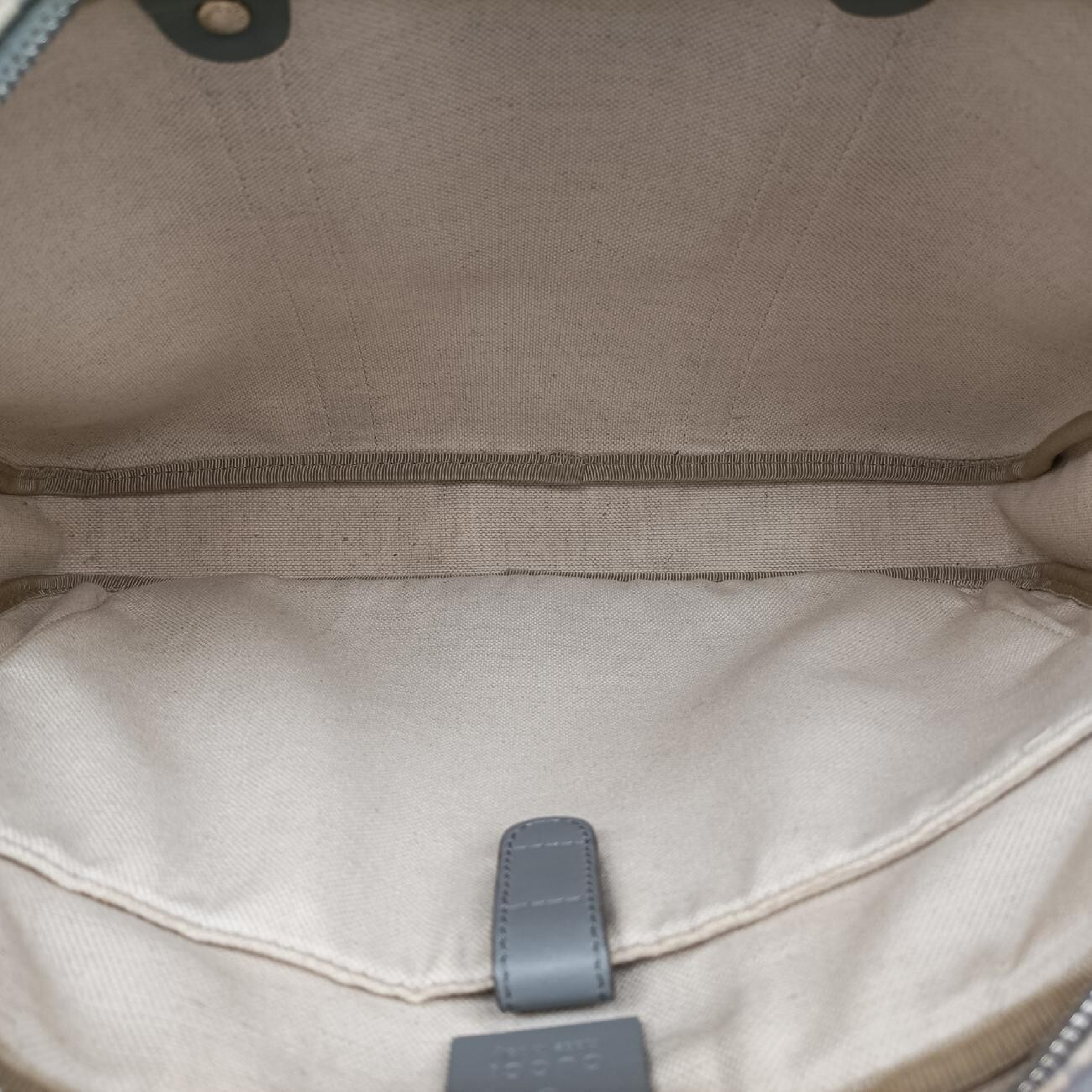 GG Supreme Beige x Gray PVC Coated Canvas x Leather Handbag 322287 F016565748 — view 6