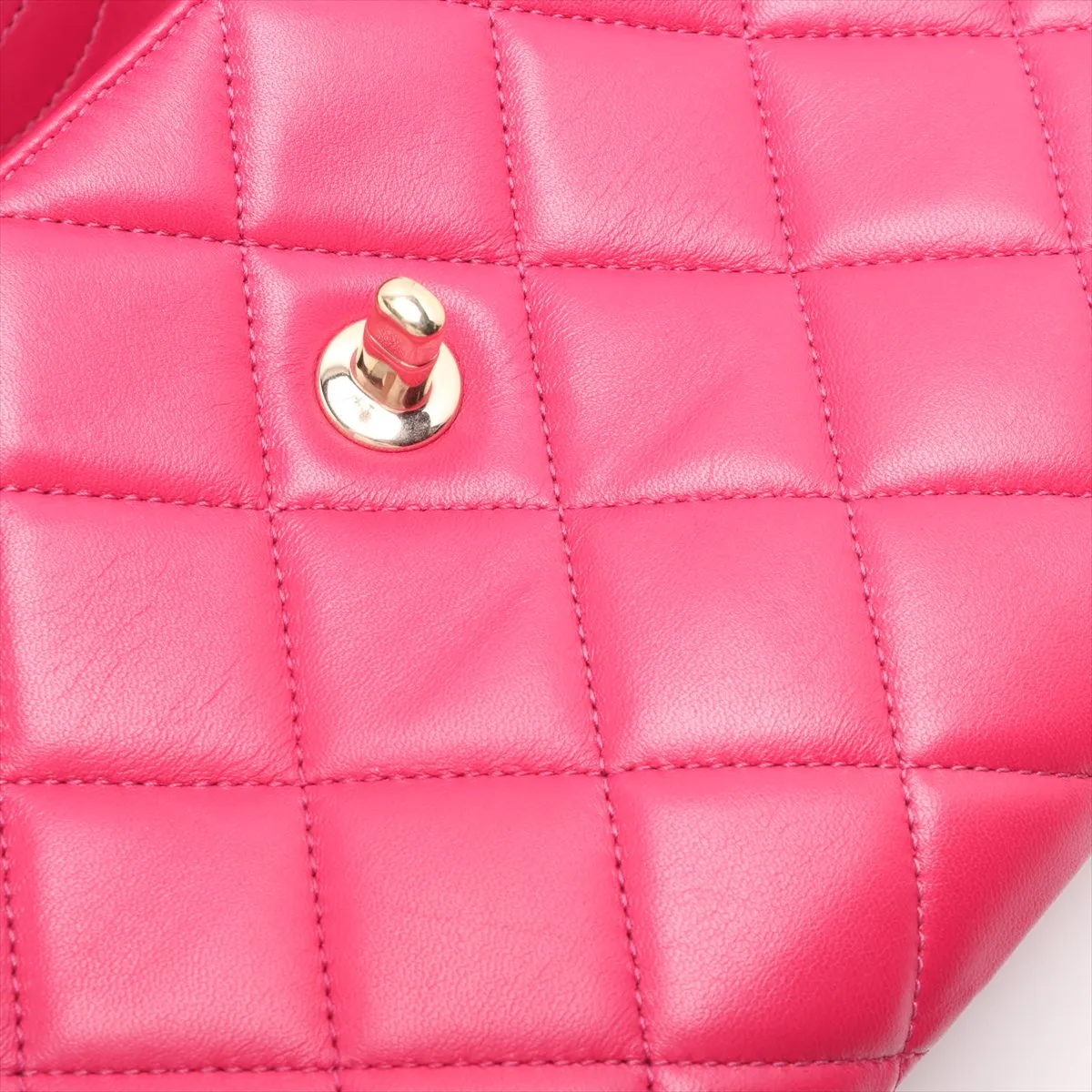 Trendy CC Lambskin 2WAY Handbag Pink Gold Hardware 24167016 24th Series — view 15