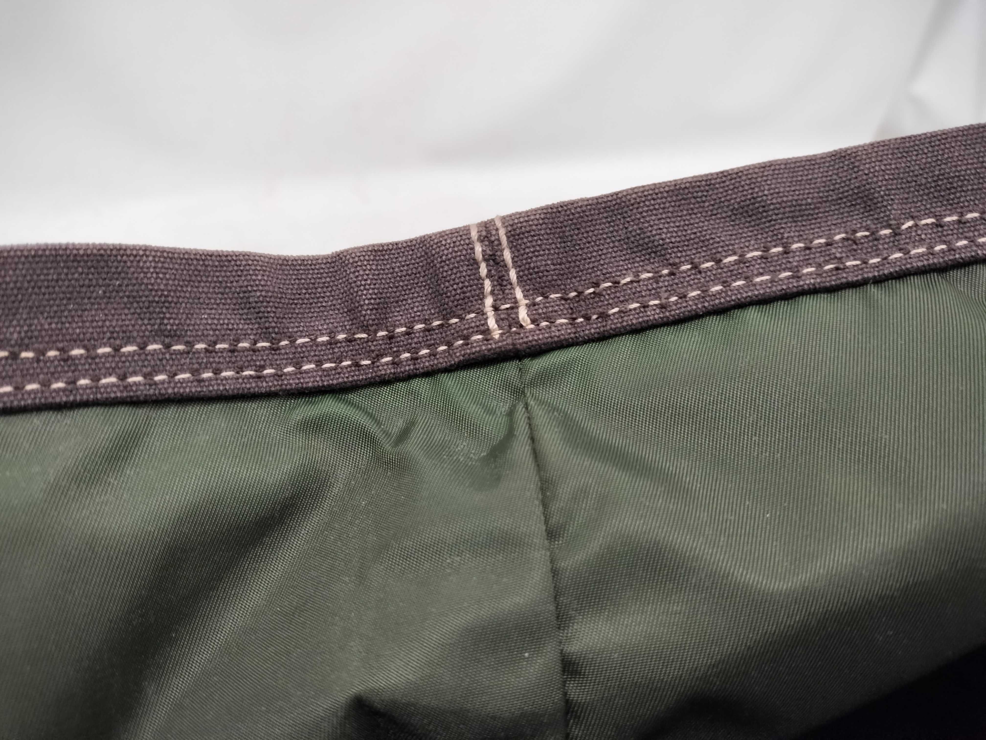 webbing tote bag, canvas, 189669, Sherry Line, brown tote bag — view 8