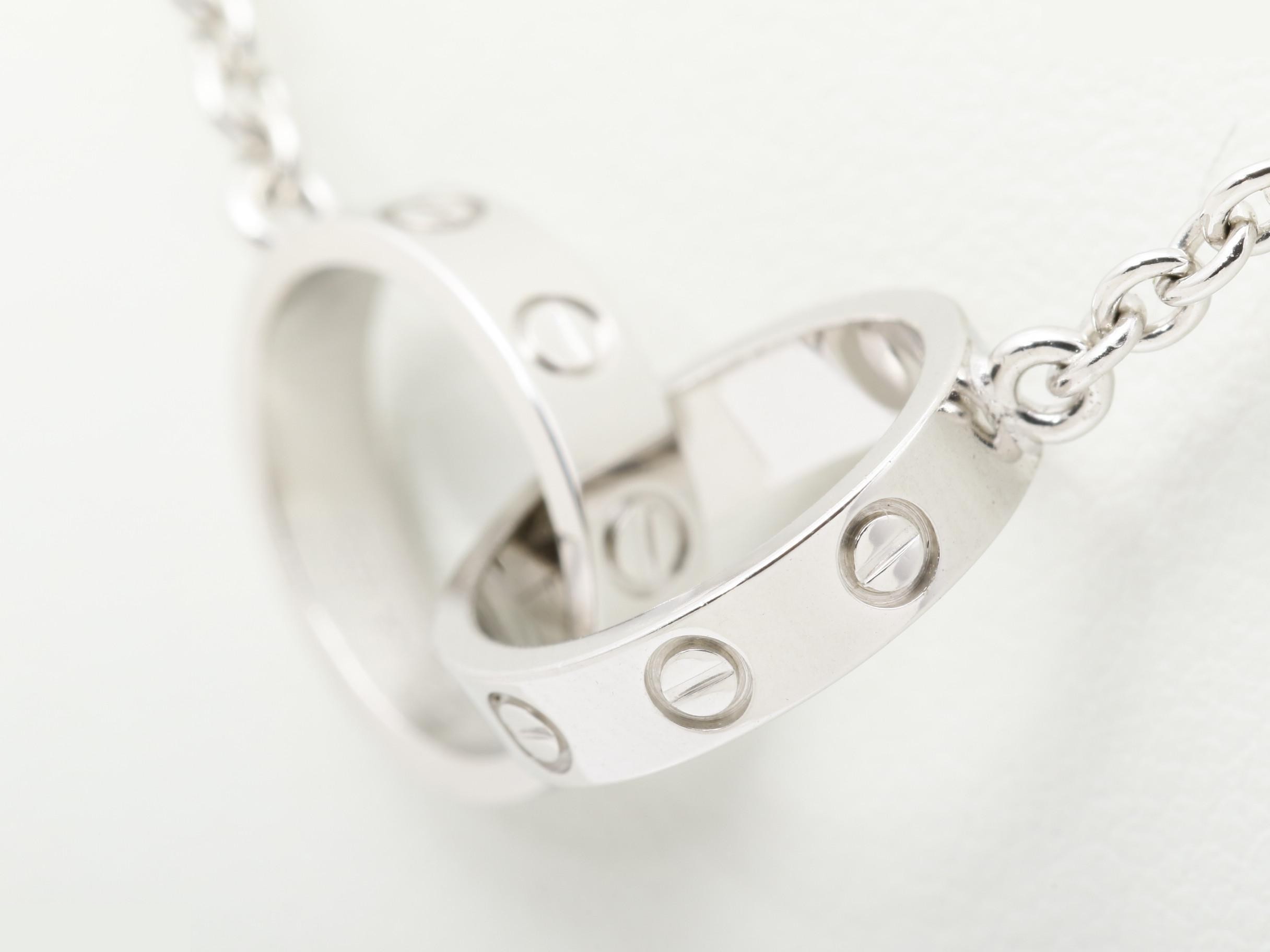 Baby Love White Gold Necklace, 7.5g, 750WG, Neck circumference approx. 44cm — view 3
