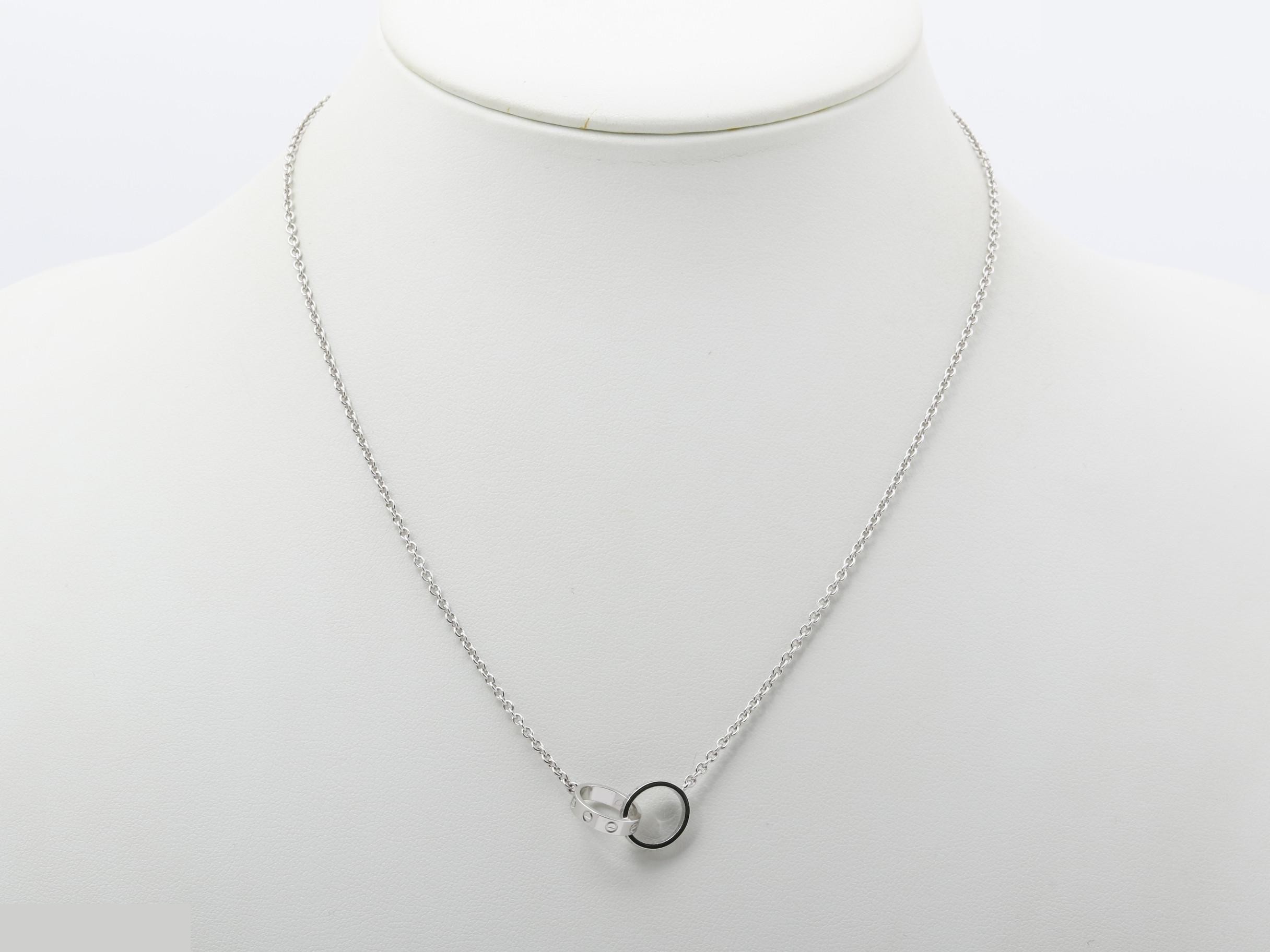 Baby Love White Gold Necklace, 7.5g, 750WG, Neck circumference approx. 44cm — view 6
