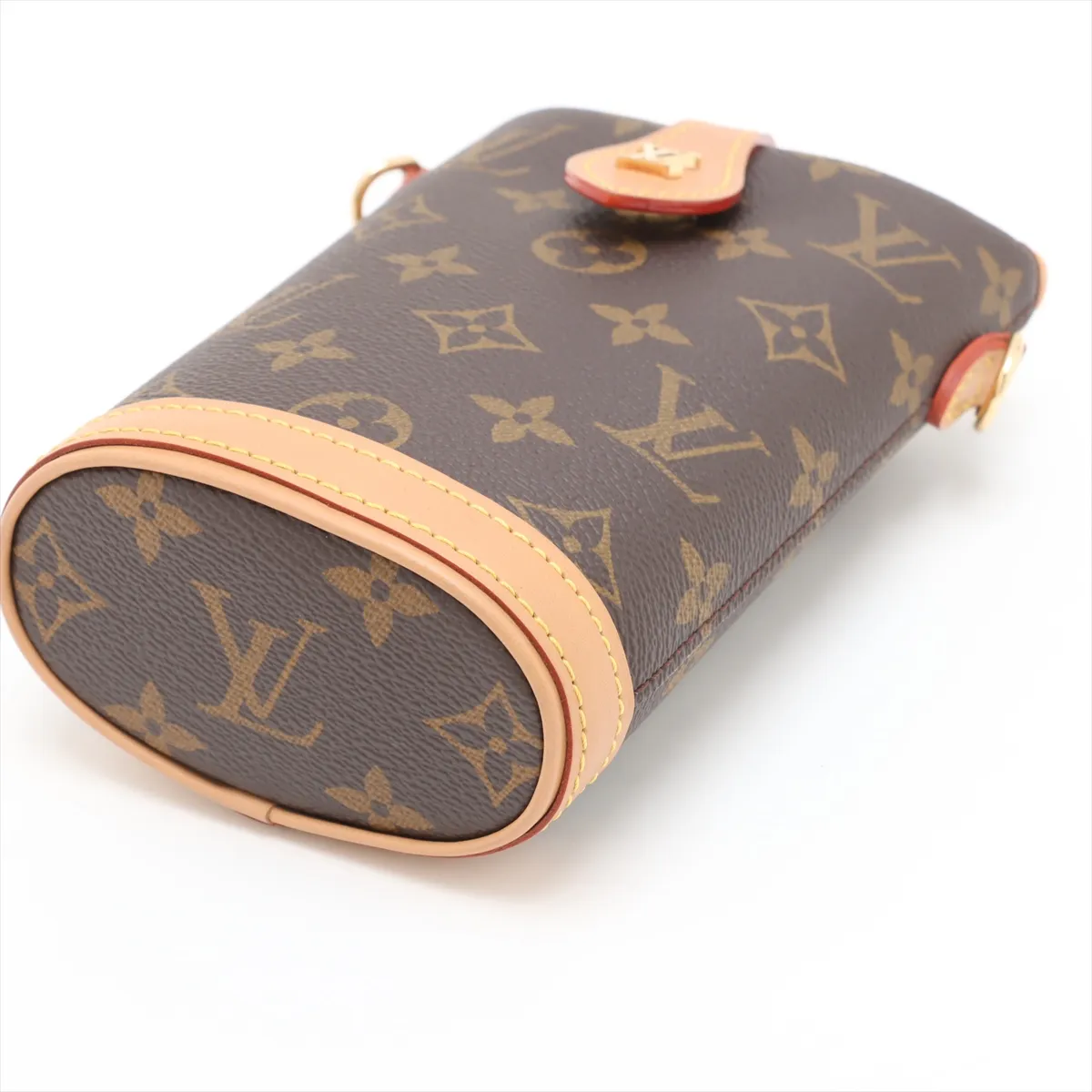 Monogram Fold Me Pouch M80874 Brown (RFID detected) — view 3
