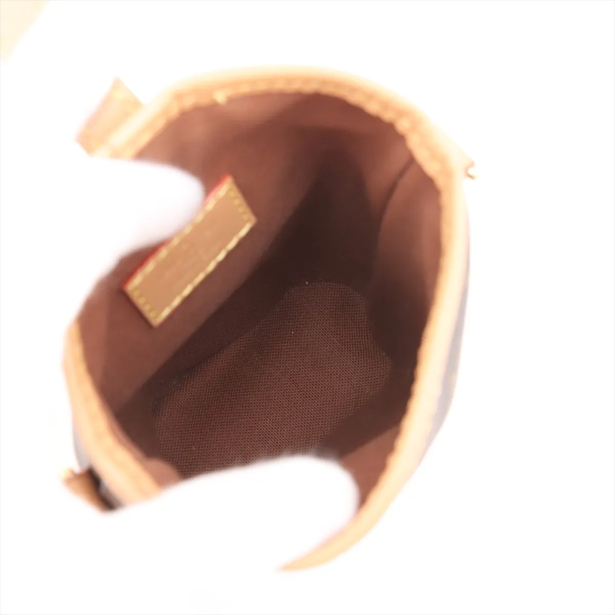 Monogram Fold Me Pouch M80874 Brown (RFID detected) — view 6