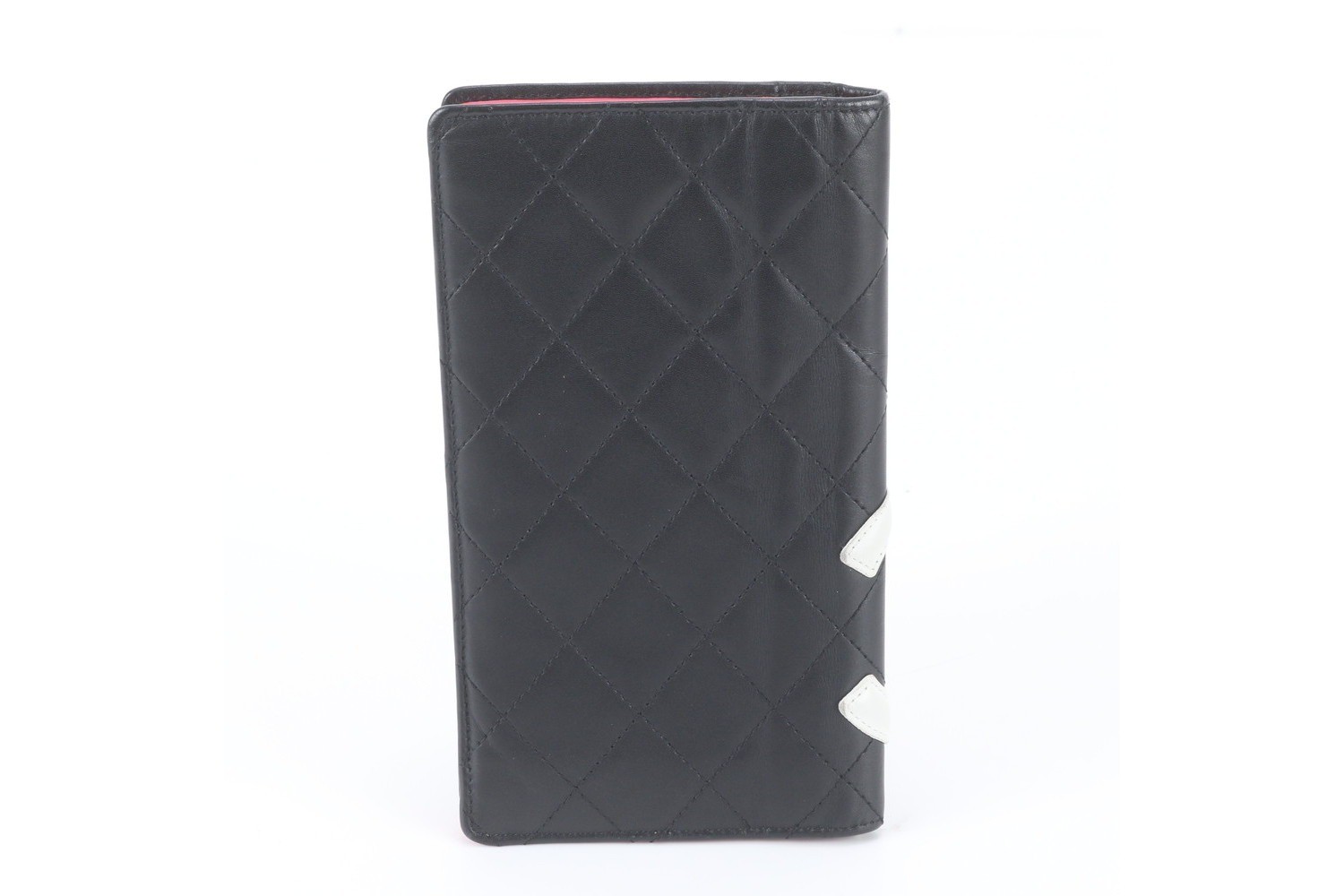 Cambon Line Leather Long Wallet with Guarantee, Serial Number, and Boutique Seal — view 2