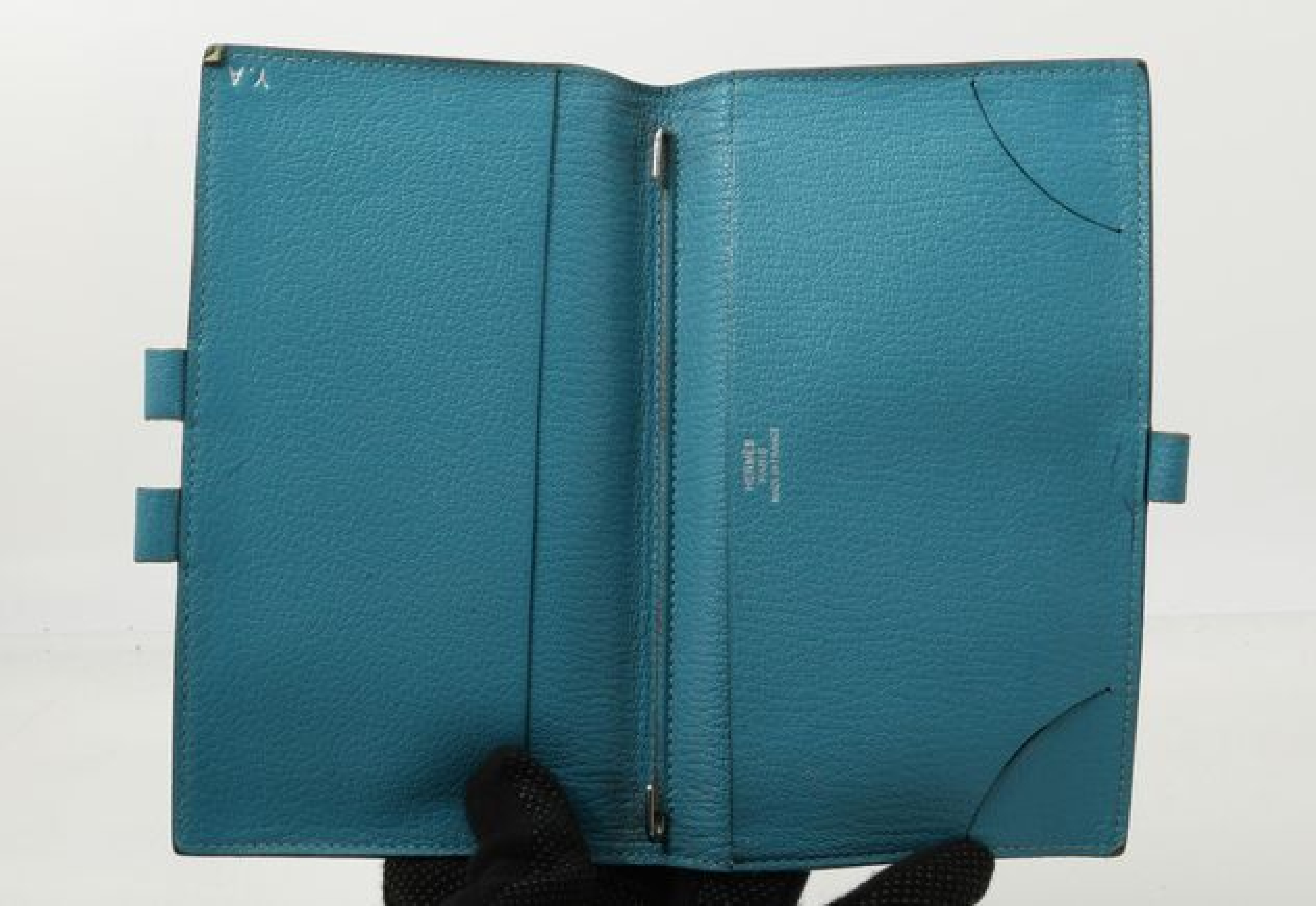 Leather Notebook Cover Q Stamp Notebook Cover — view 3
