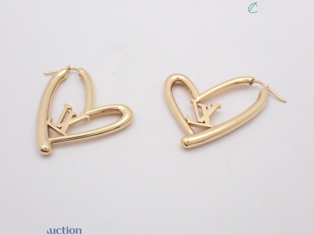 LV logo, Bouclé d'Oreille, Heart, Falling in Love GM — view 2
