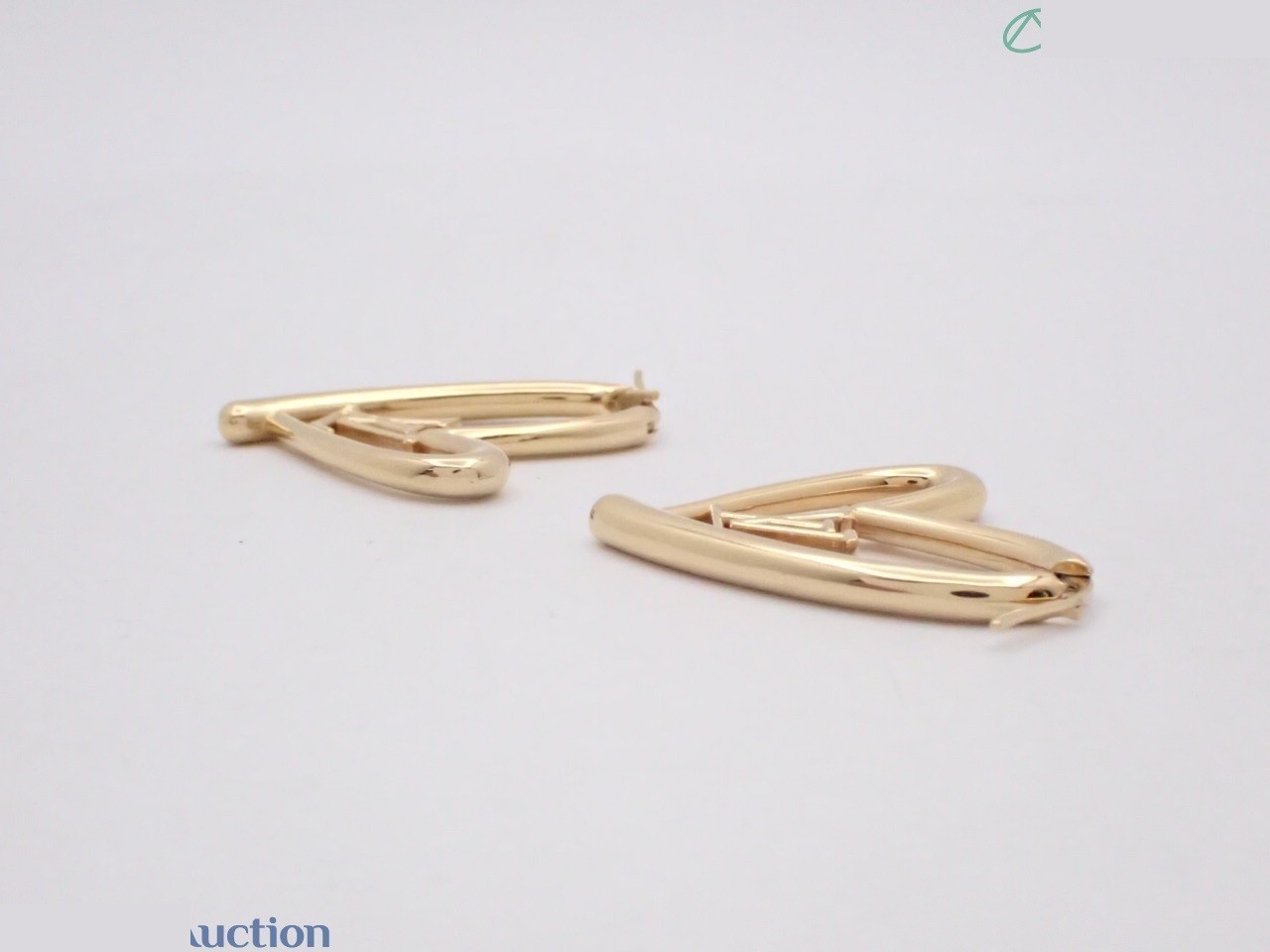 LV logo, Bouclé d'Oreille, Heart, Falling in Love GM — view 3