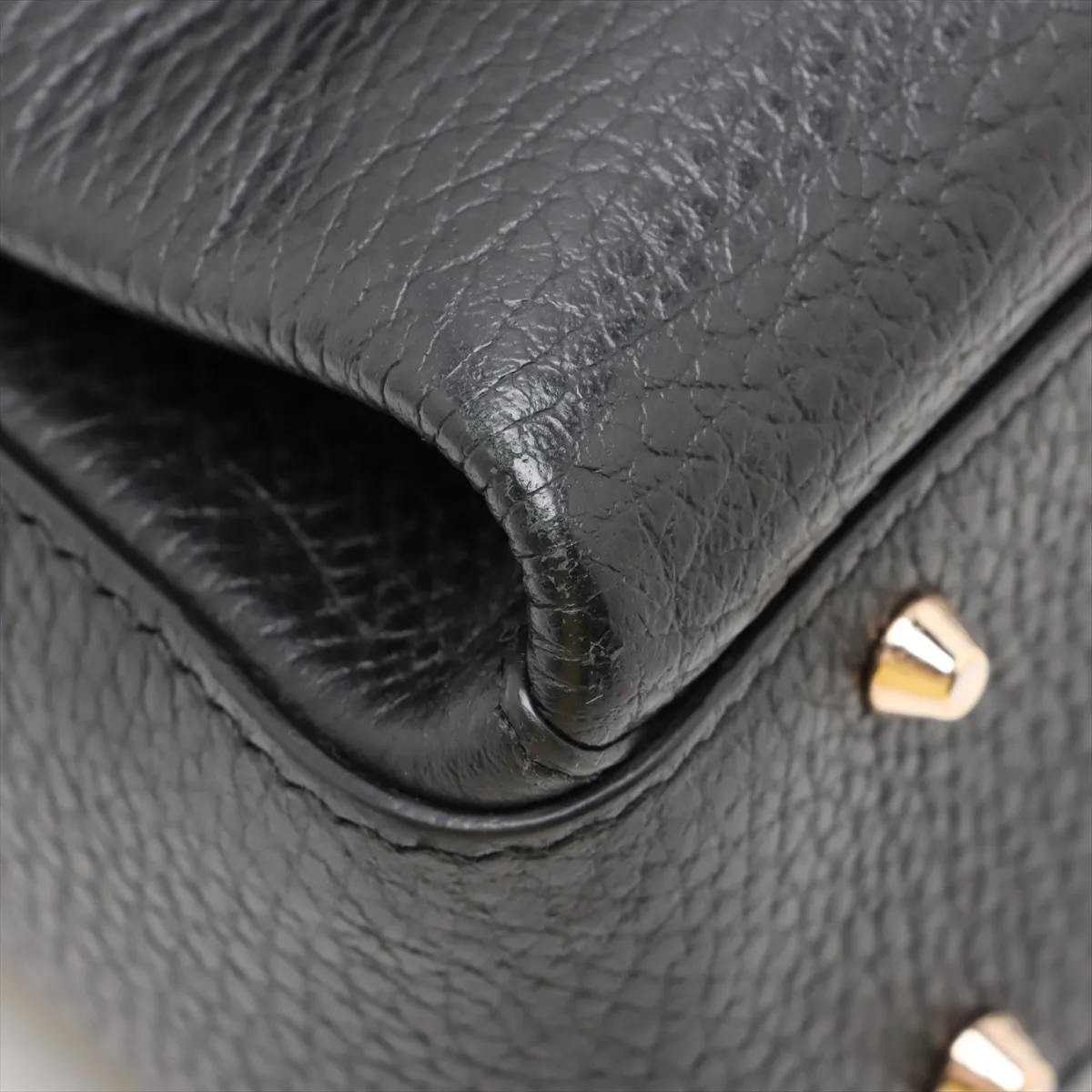 Interlocking G Leather 2-Way Handbag, Black, 510302 (Outlet) — view 14